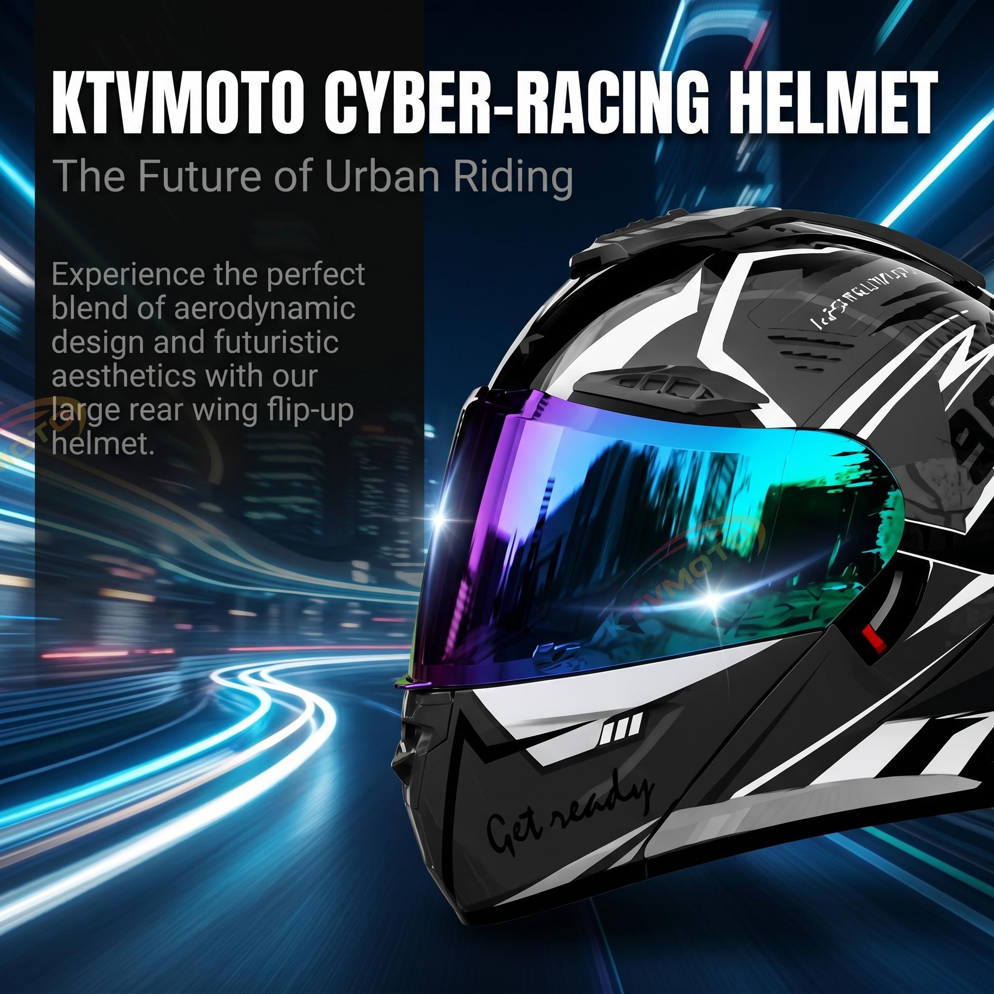 Modular Motorcycle Helmet with Dual Visor-I122