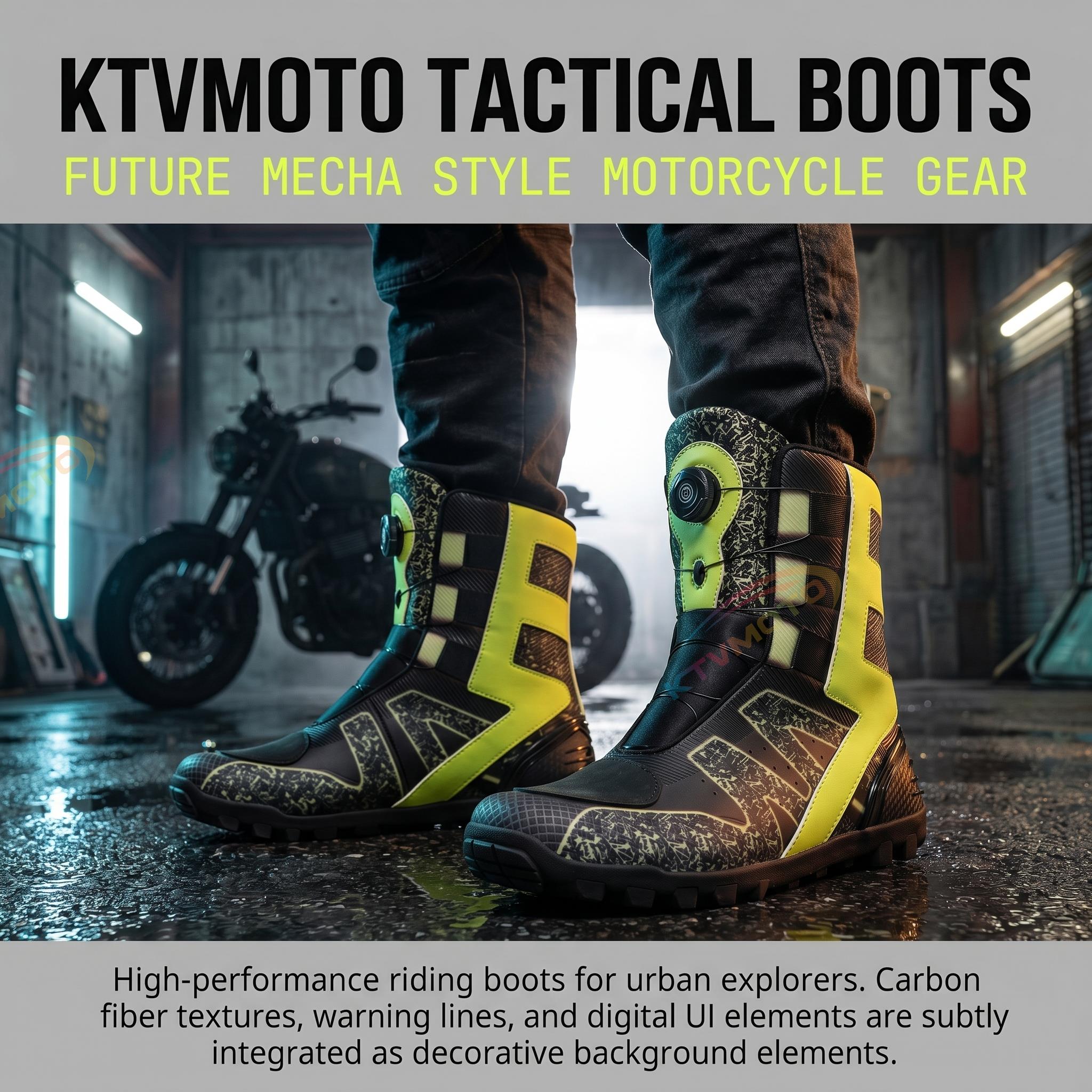 Motorcycle safety riding boots-K154