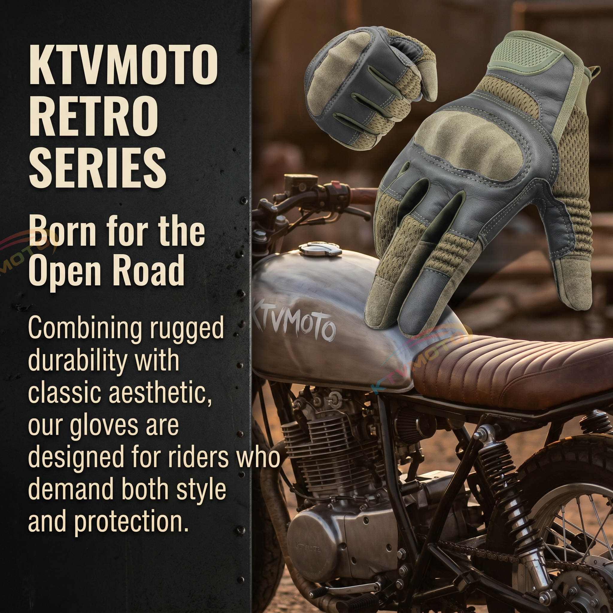 Tactical motorcycle hard knuckle gloves-G55