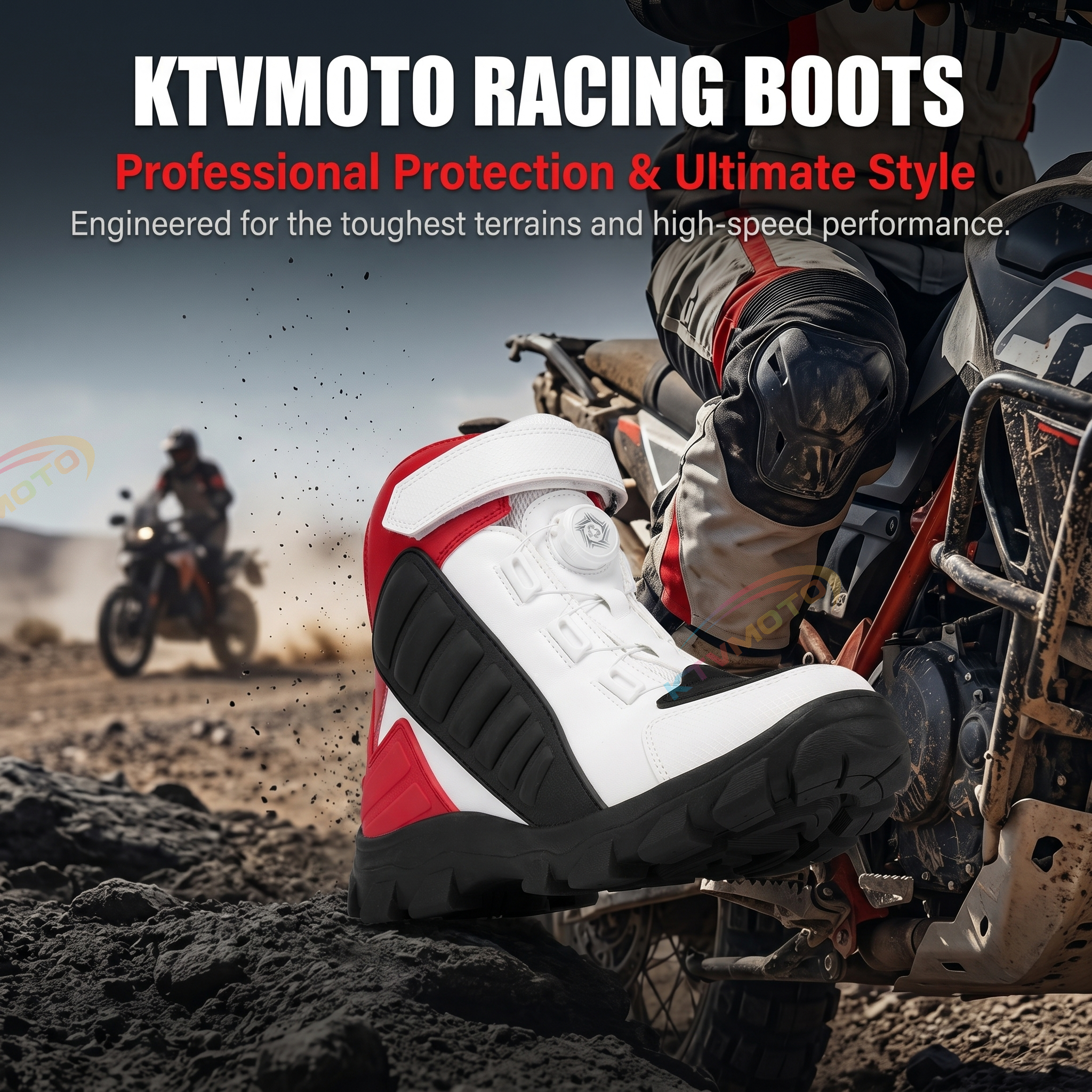 Motorcycle short riding boots-K152