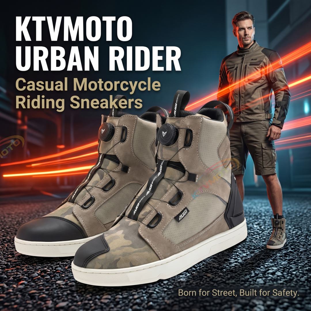 Casual motorcycle riding sneakers-K145