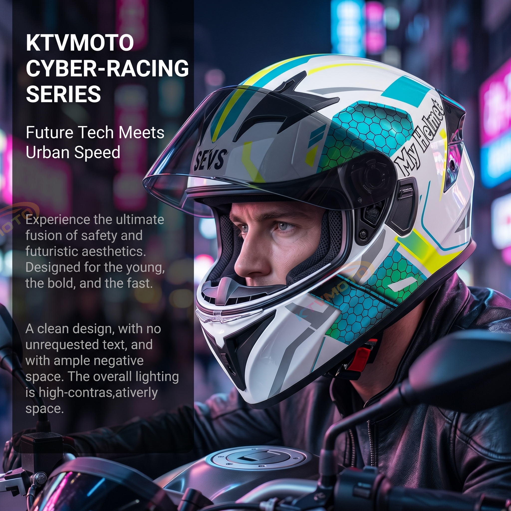 Dual-lens Bluetooth helmet-I93