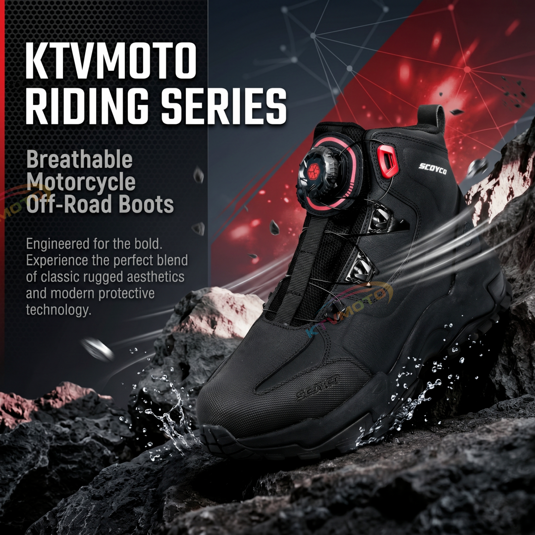 Breathable Motorcycle Off-Road Riding Boots-K36