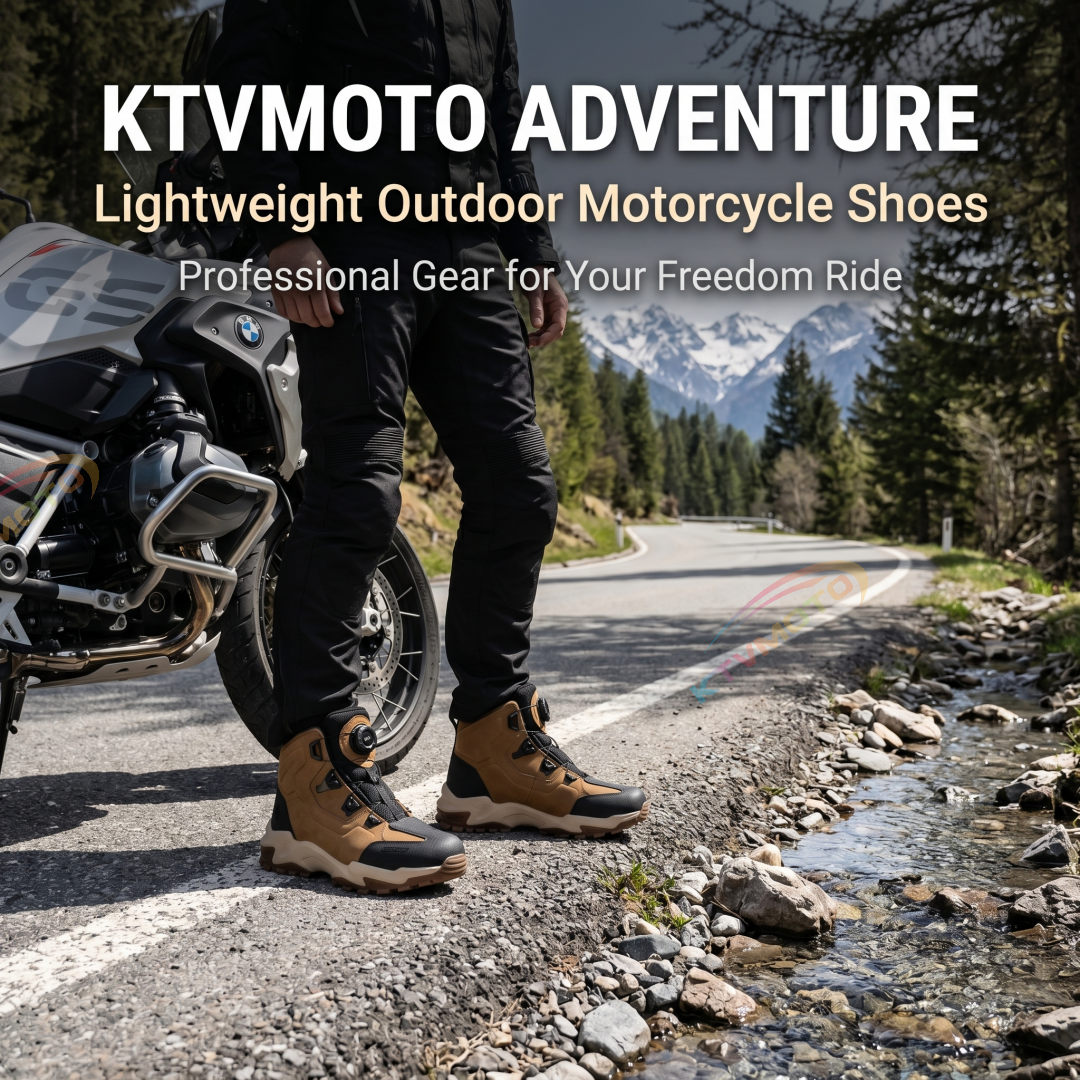 Lightweight outdoor casual motorcycle shoes-K142