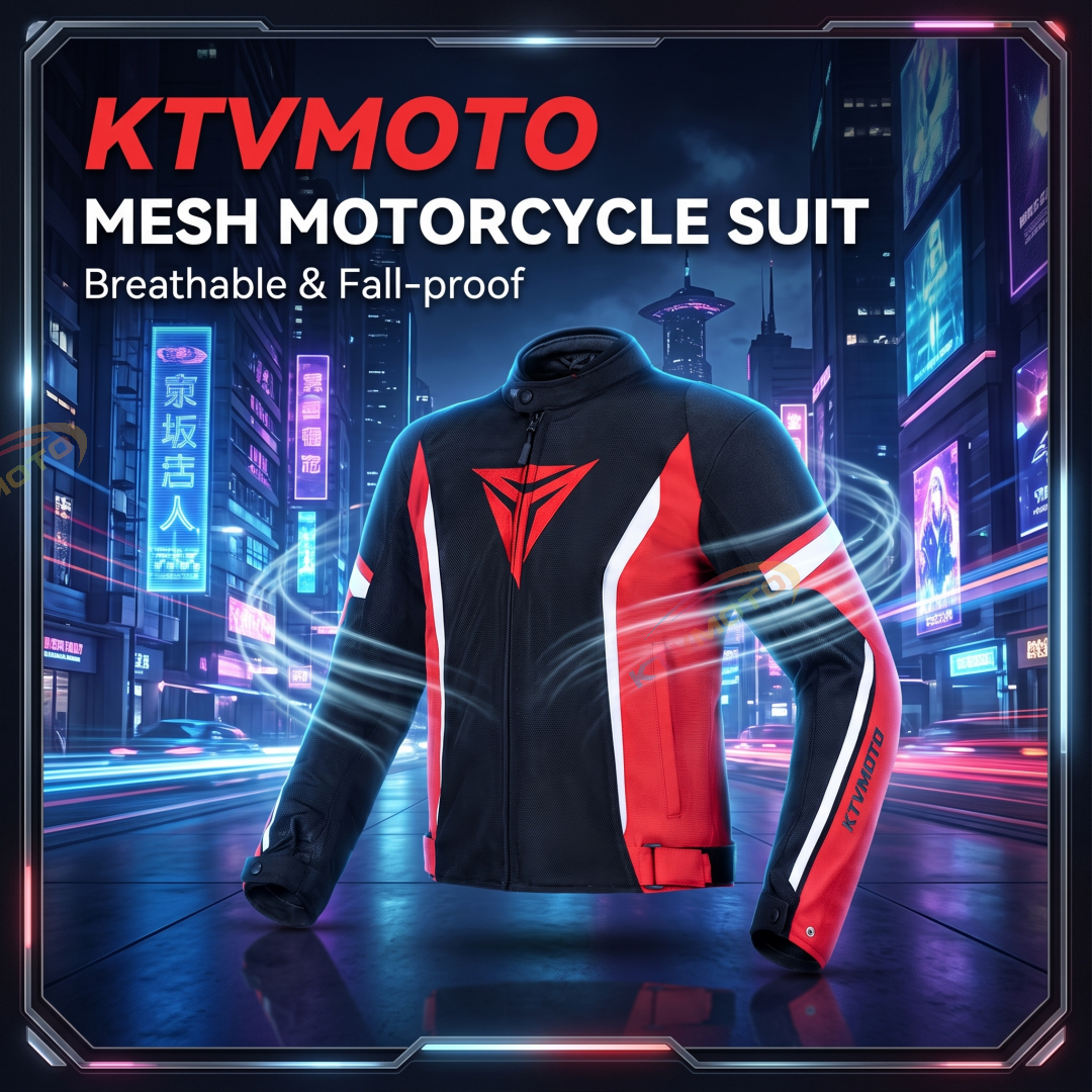 Fall-proof commuter mesh breathable motorcycle suit-J60