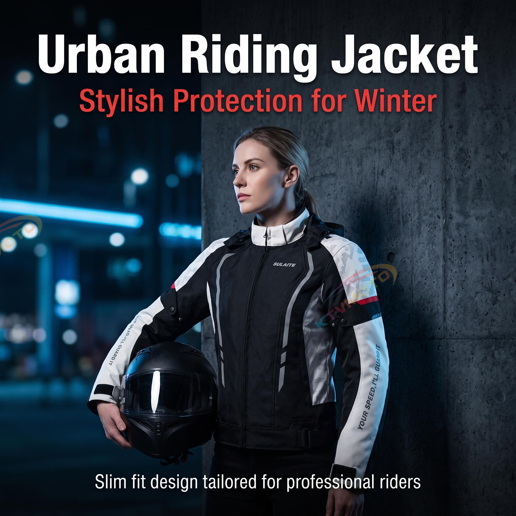 The lining of the motorcycle riding suit is removable-J73