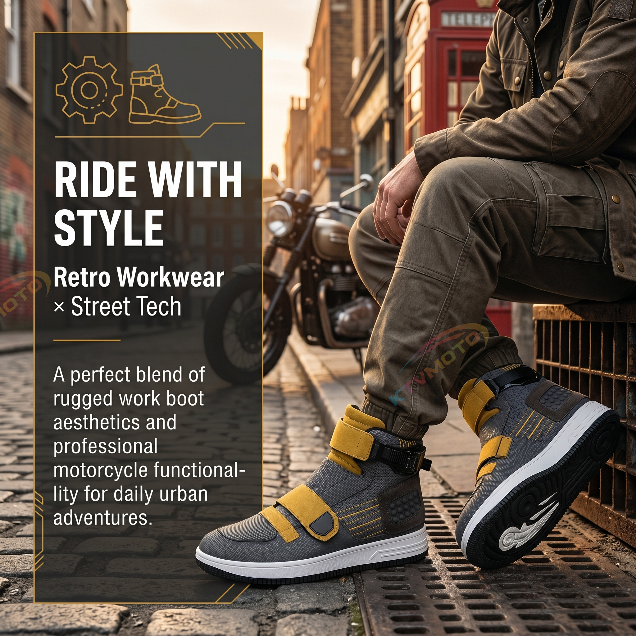 Motorcycle off-road riding shoes-K114