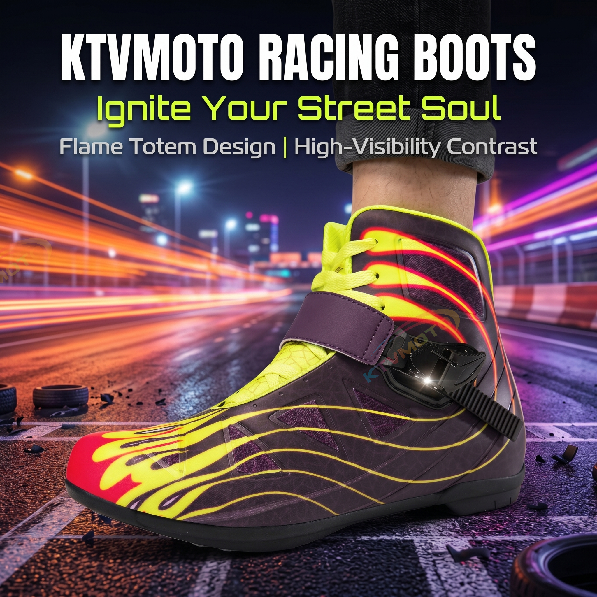 Motocross riding boots-K153