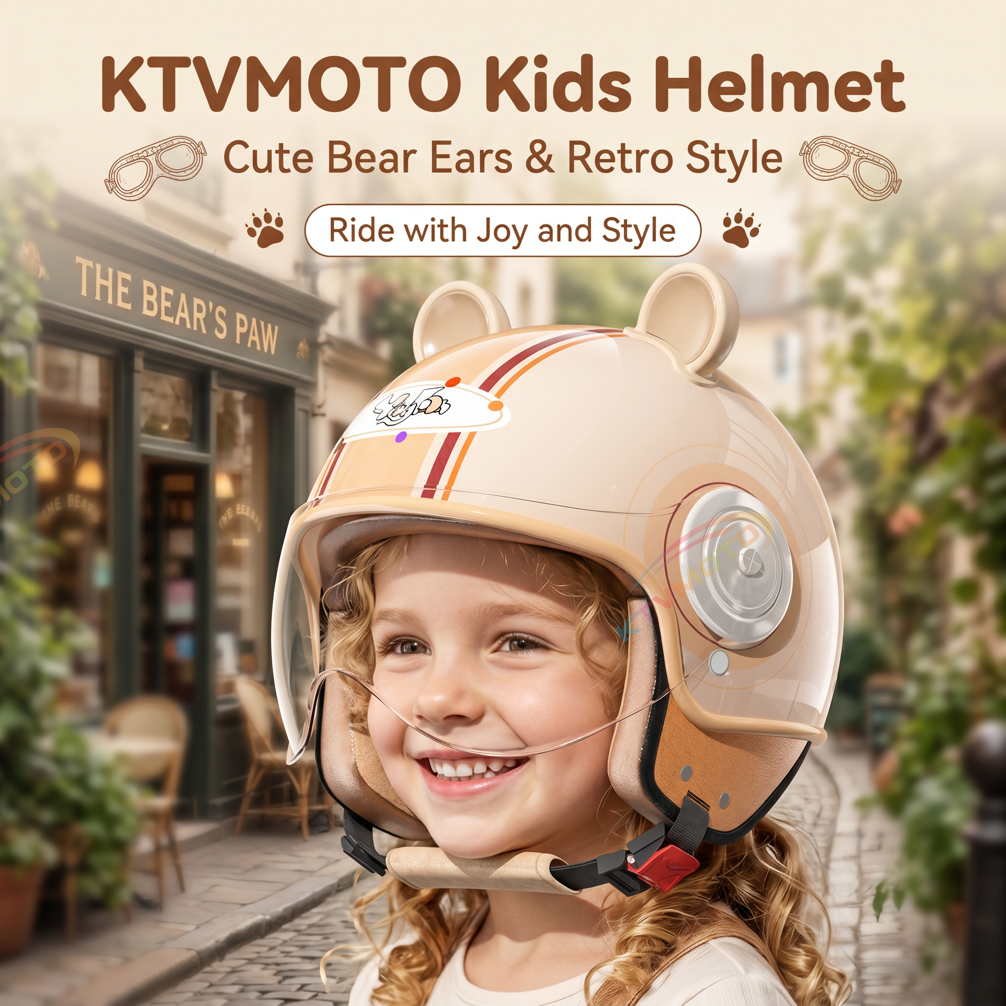 Cute children's safety helmet-I79