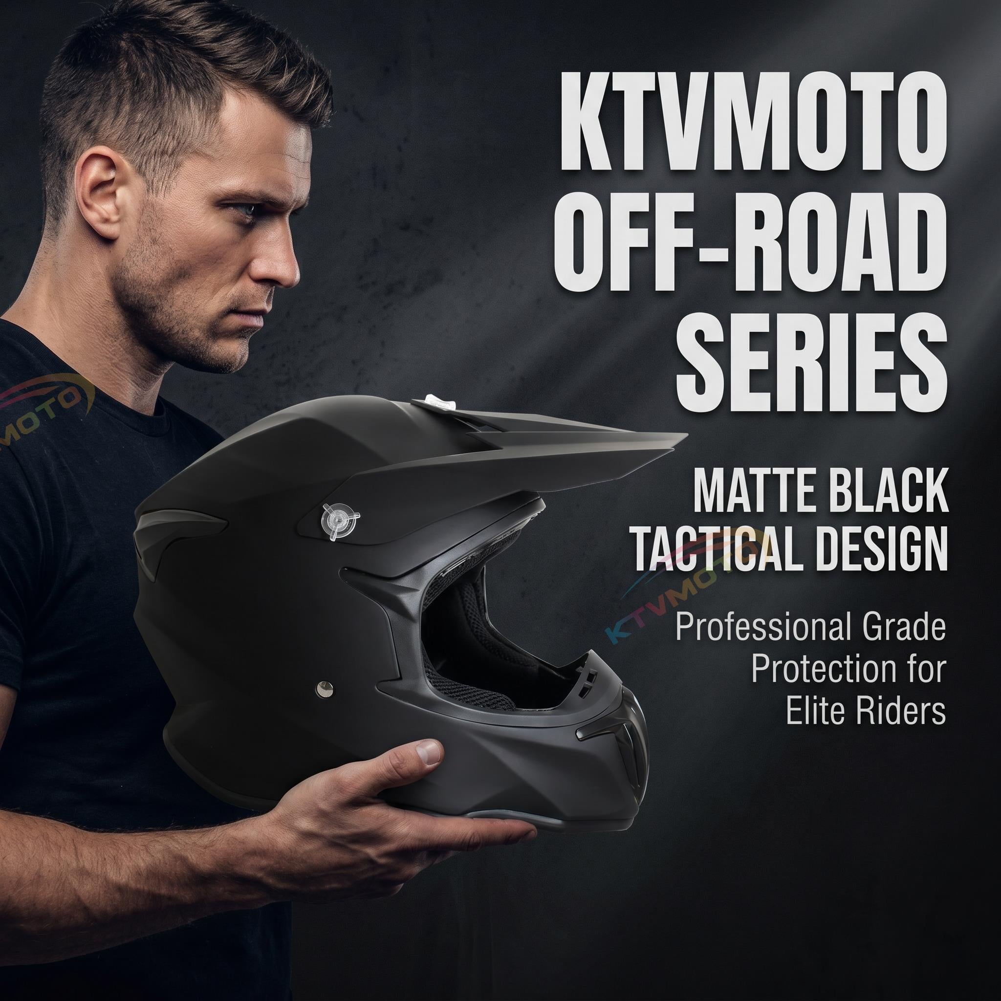DOT certified adult motocross helmet-I73
