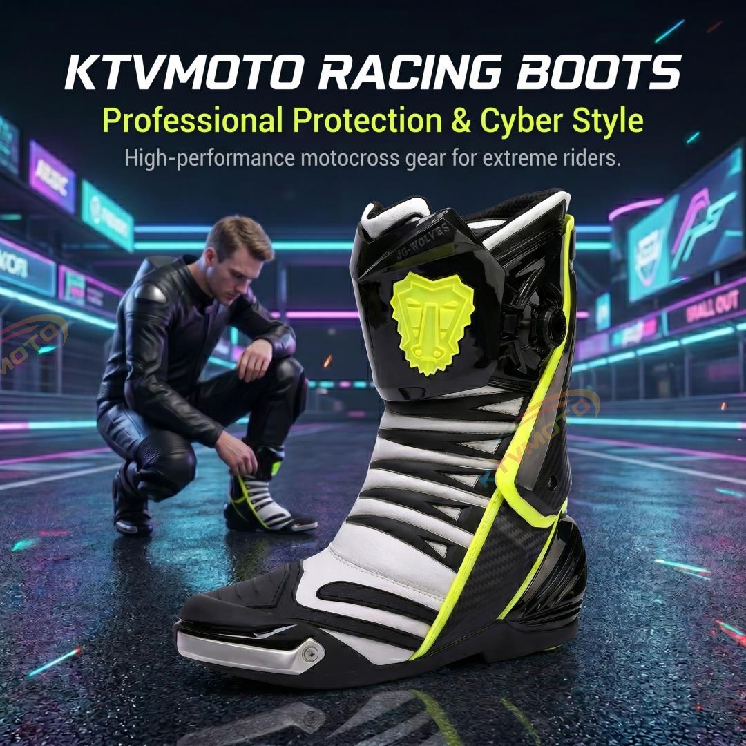 Abrasion-resistant and breathable motocross boots-K118