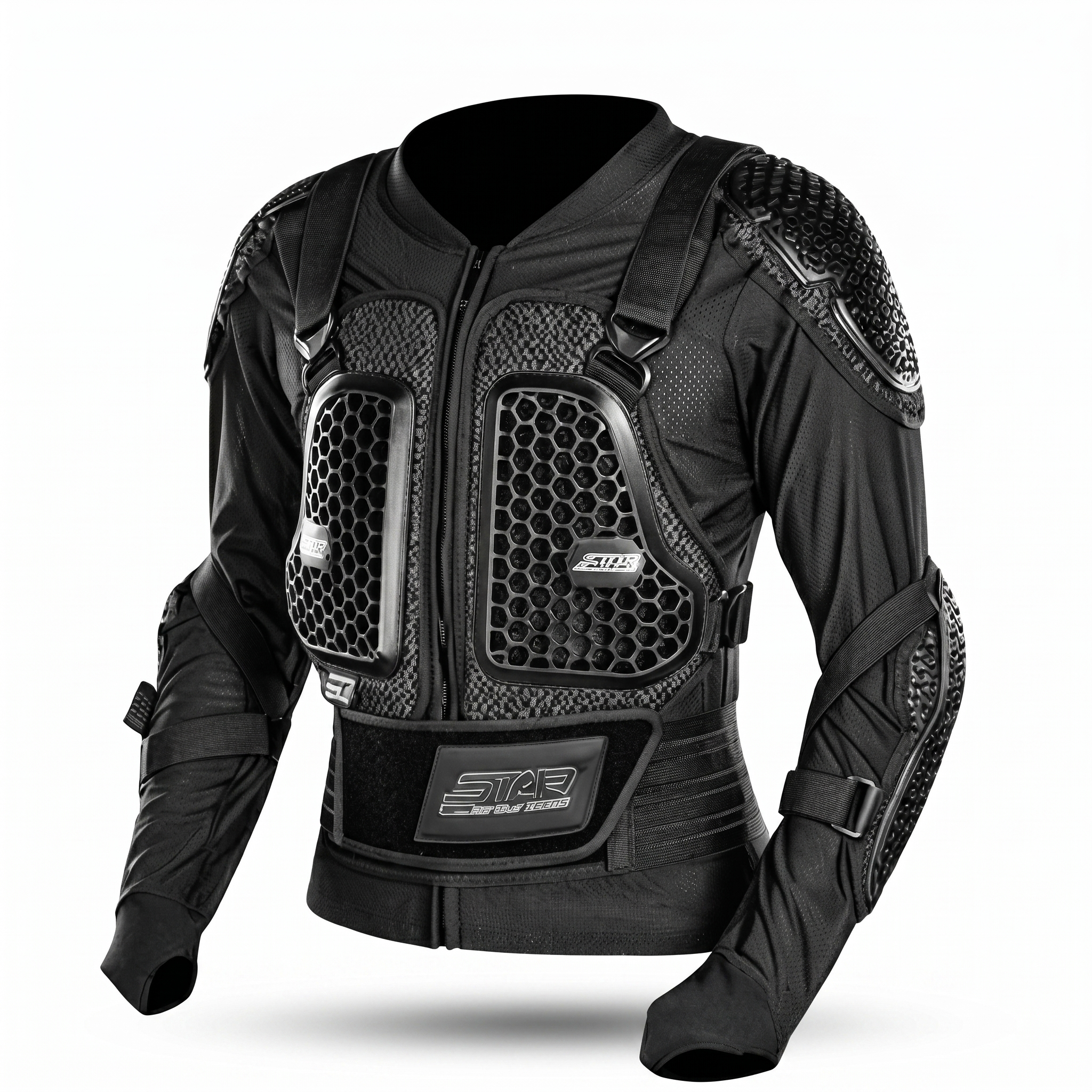Breathable, impact-resistant, full-body protective armor - F15