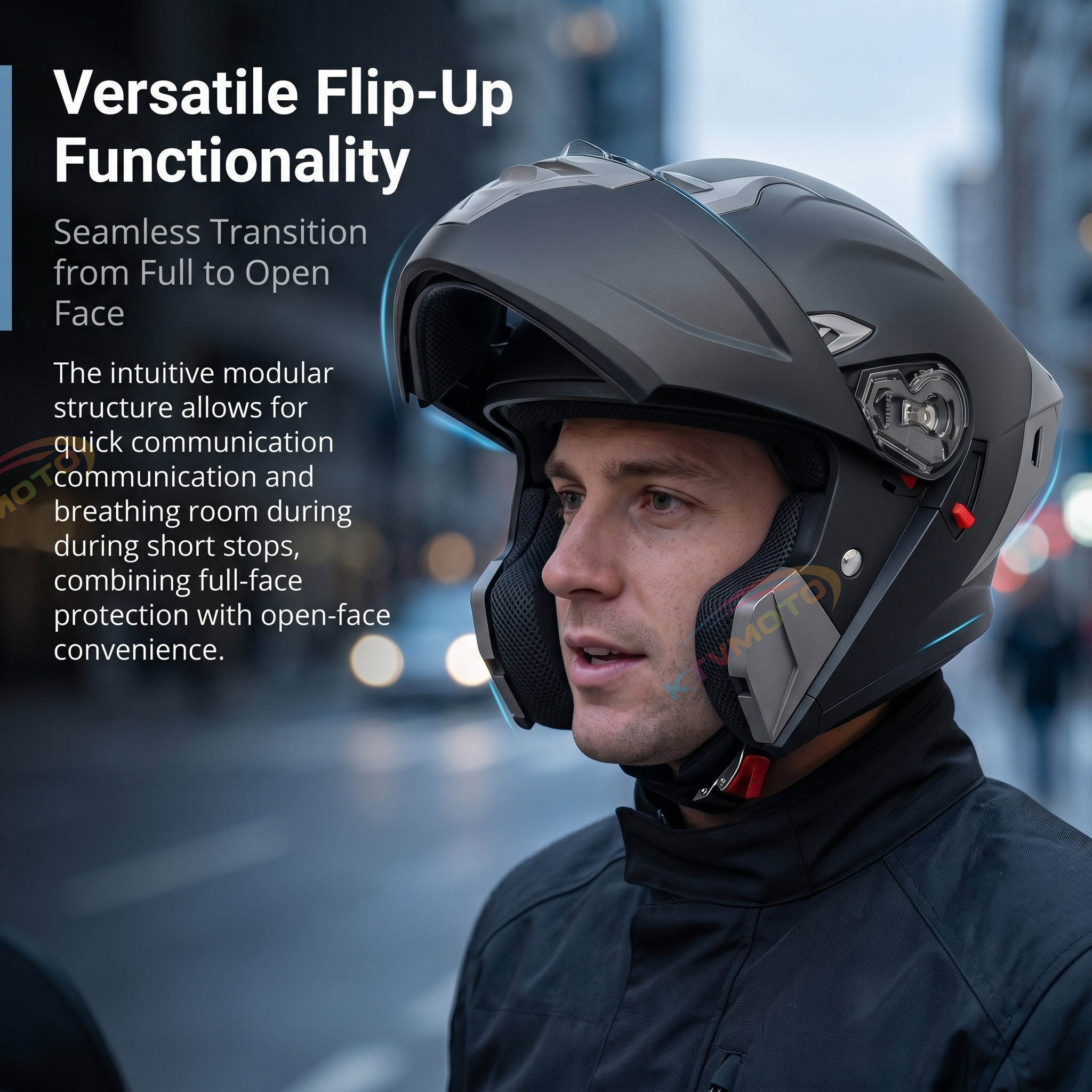 All-season flip-up helmet-I126
