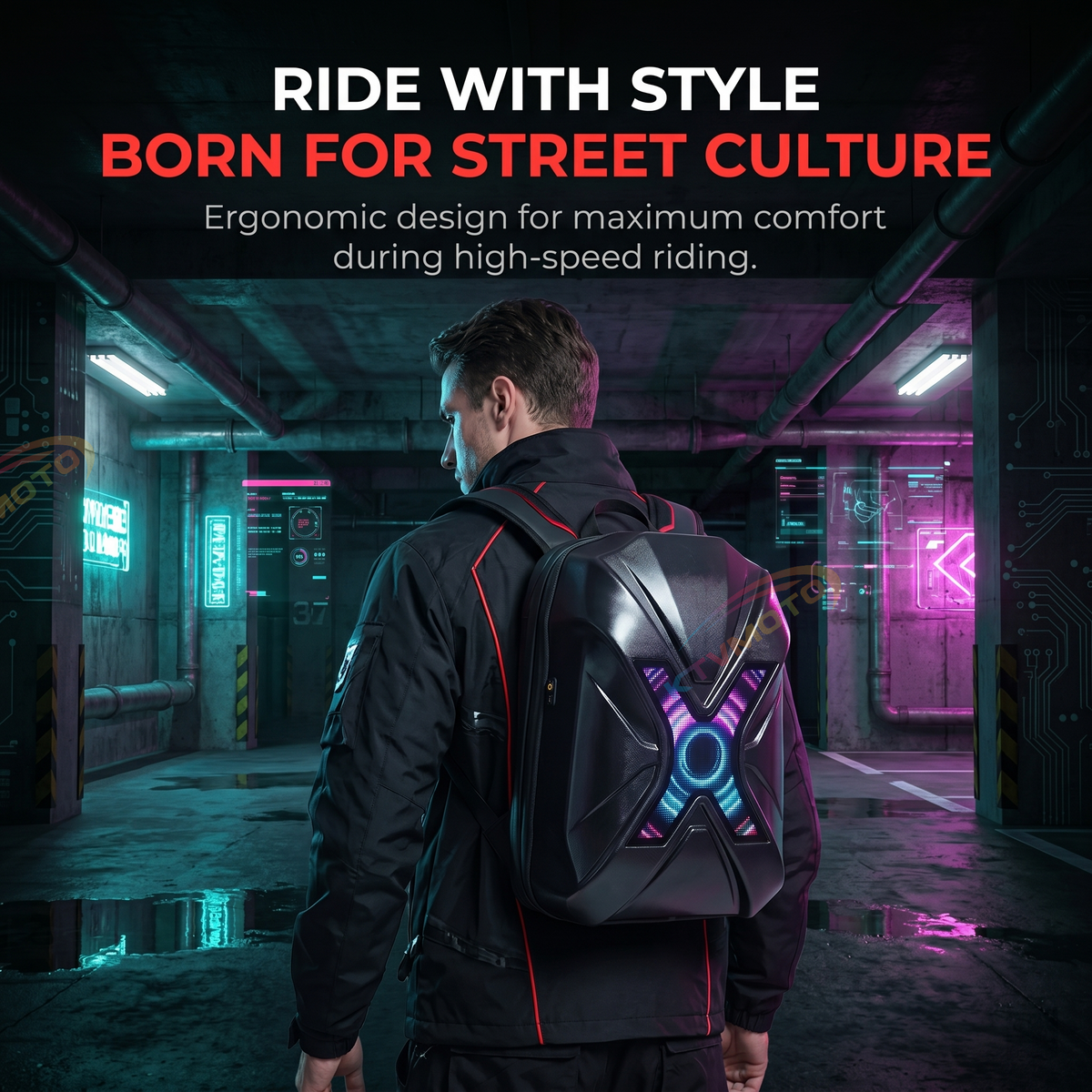 Motorcycle Smart Backpack-B21