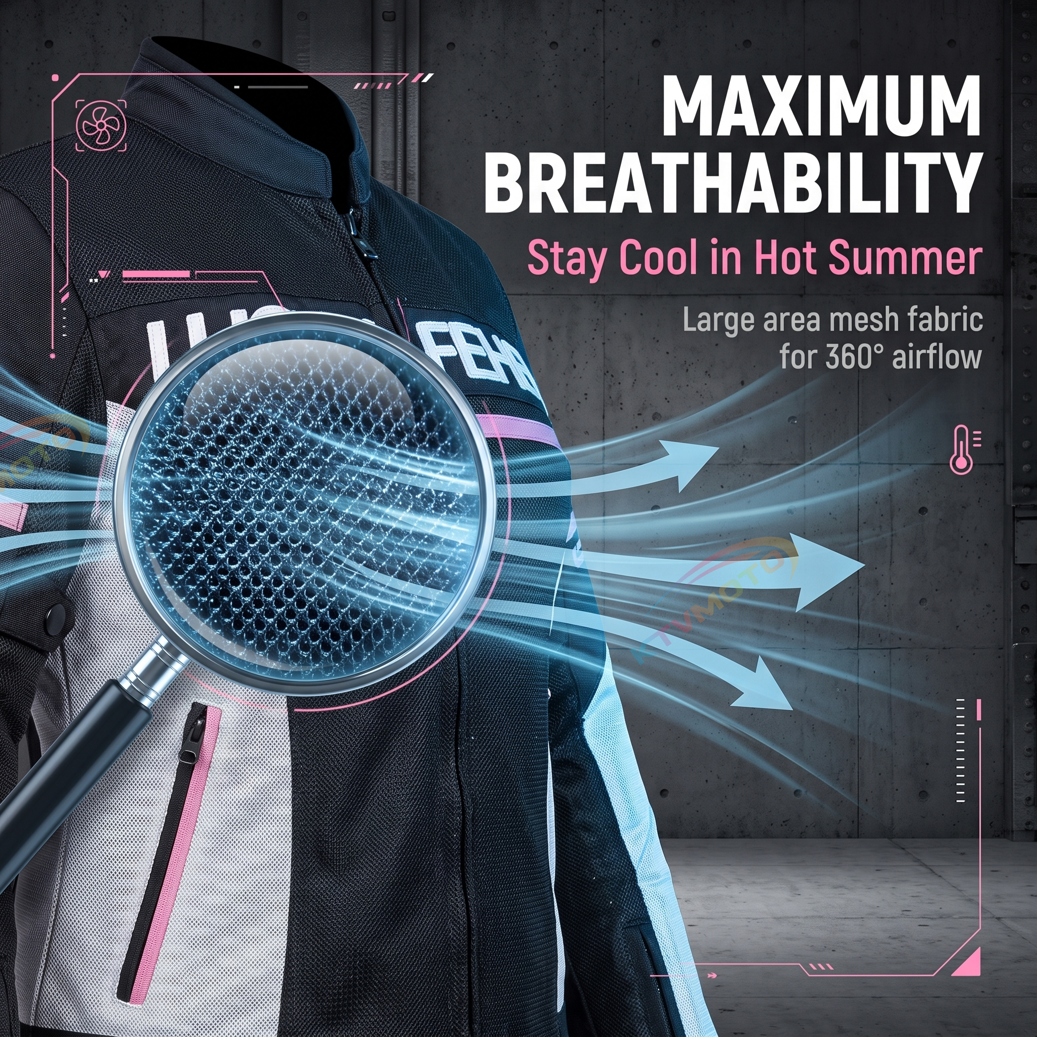 Breathable motorcycle riding clothes-J62