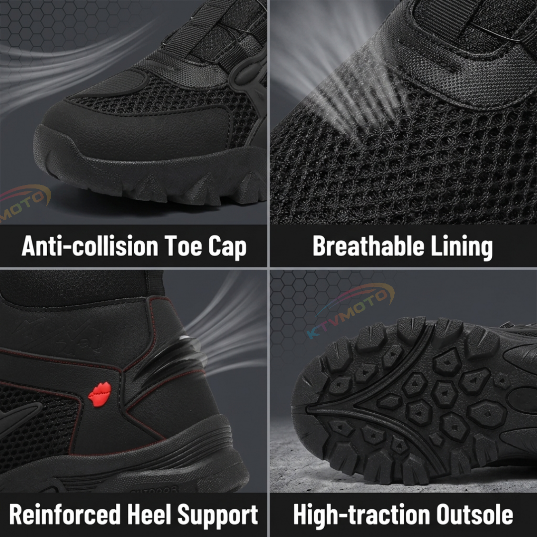 Outdoor Ventilated Off-Road Motorcycle Boots-K38