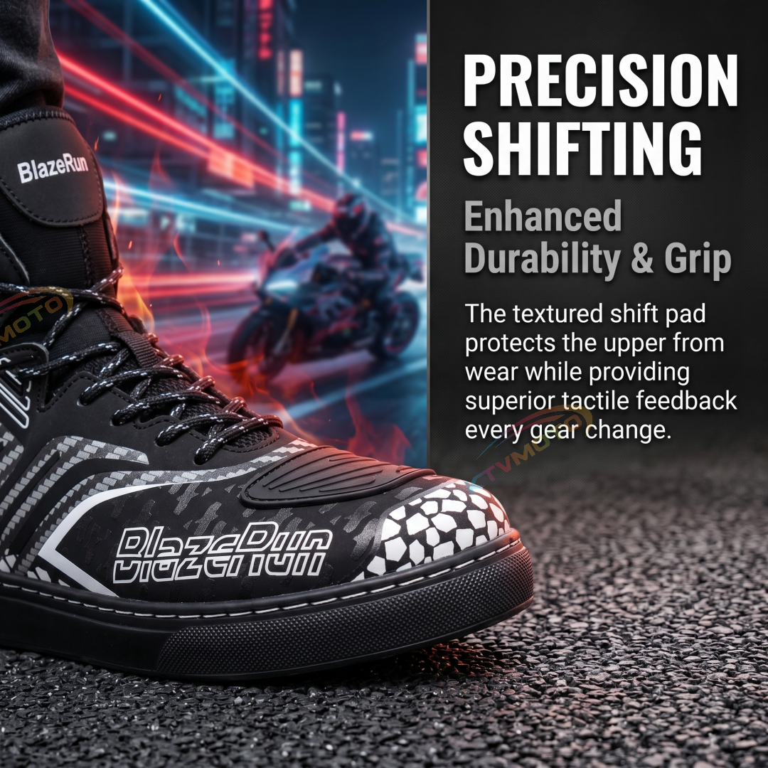 Non-slip rubber-soled sports motorcycle boots-K95
