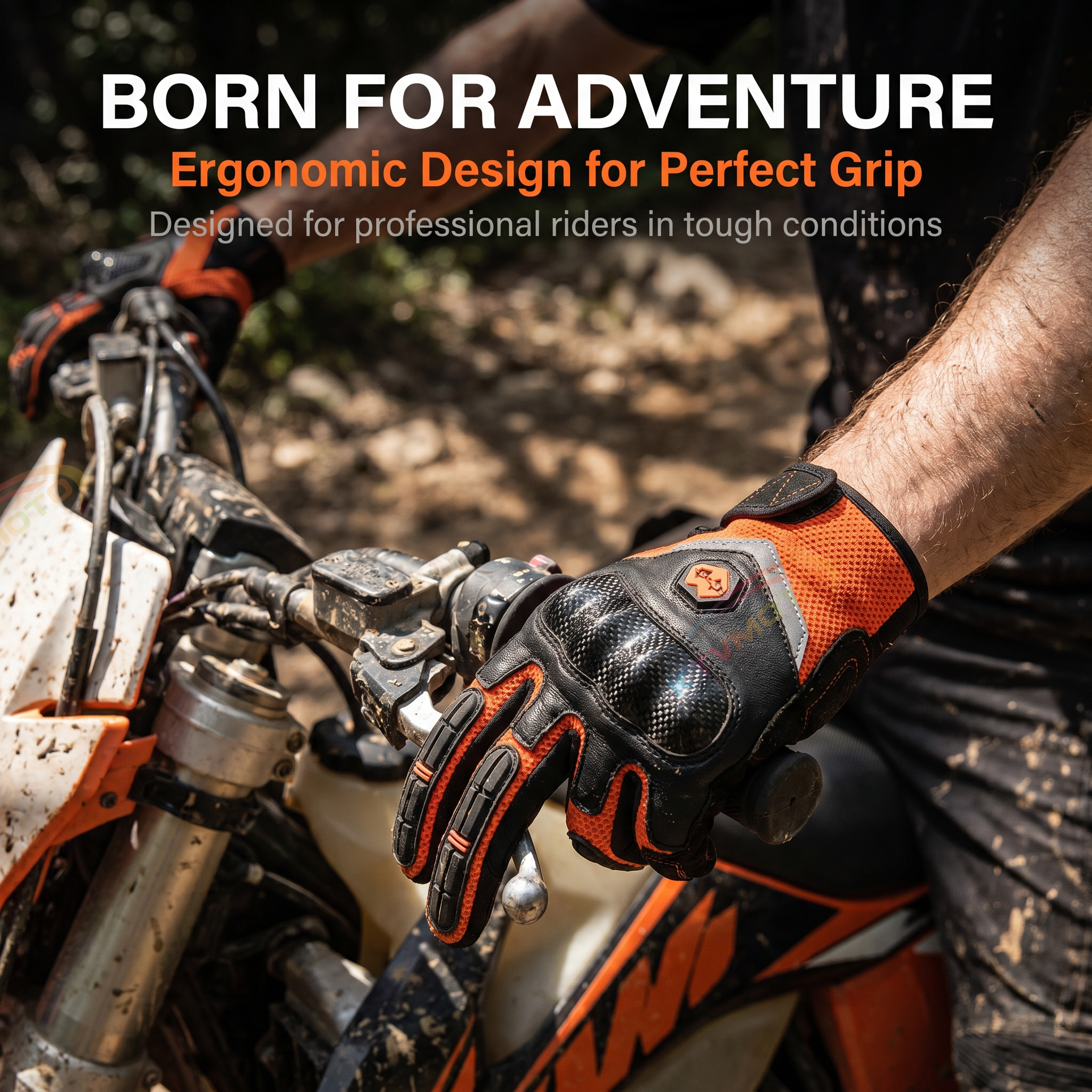 Motorcycle riding gloves with breathable touchscreen-G83