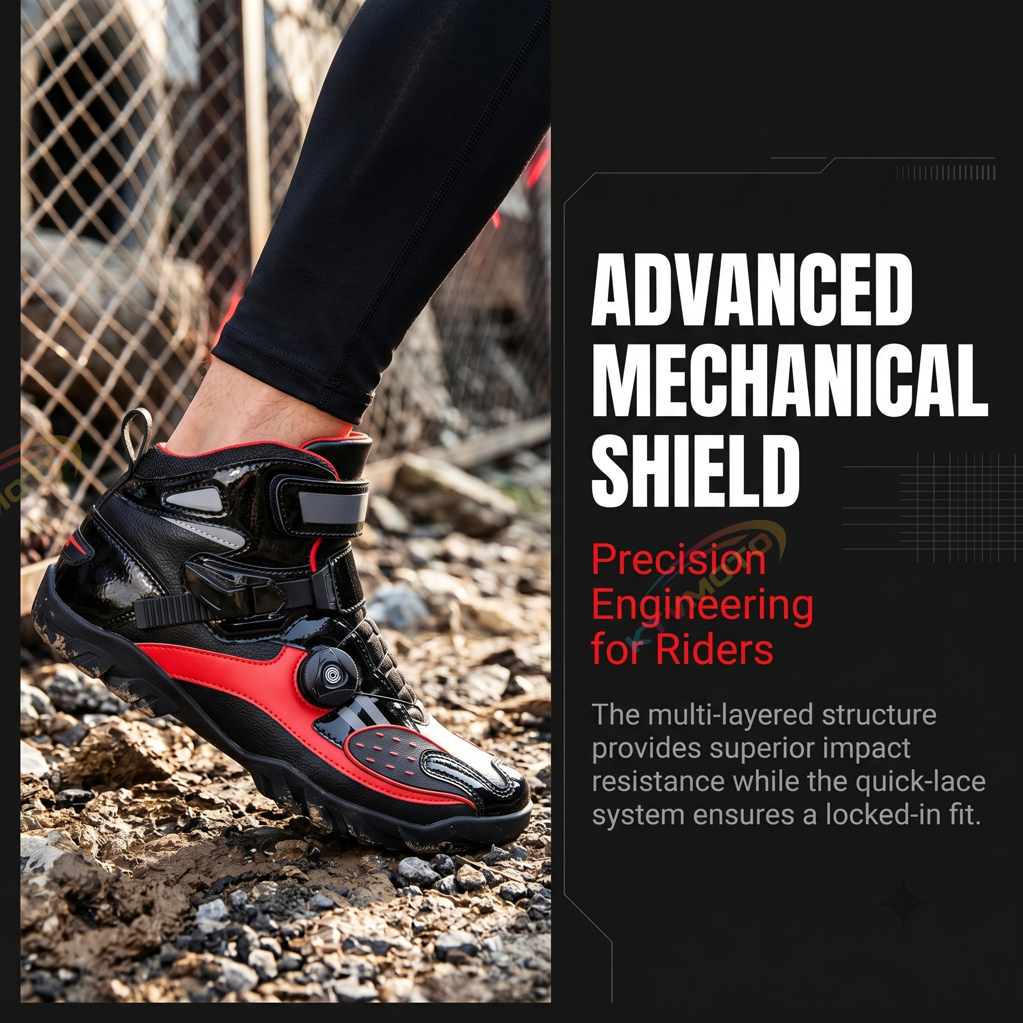 Off-road riding boots-K116