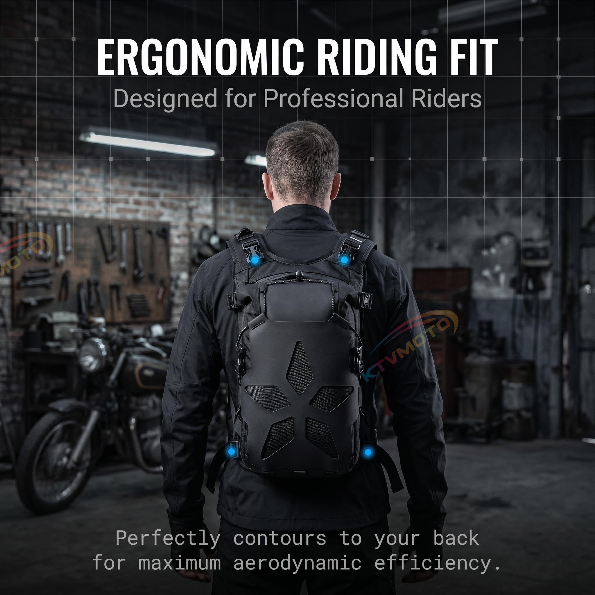 Motorcycle Rider Backpack-B19