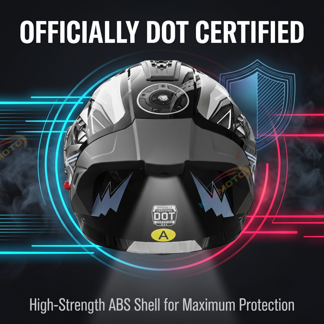 DOT certified modular motorcycle helmet-I124