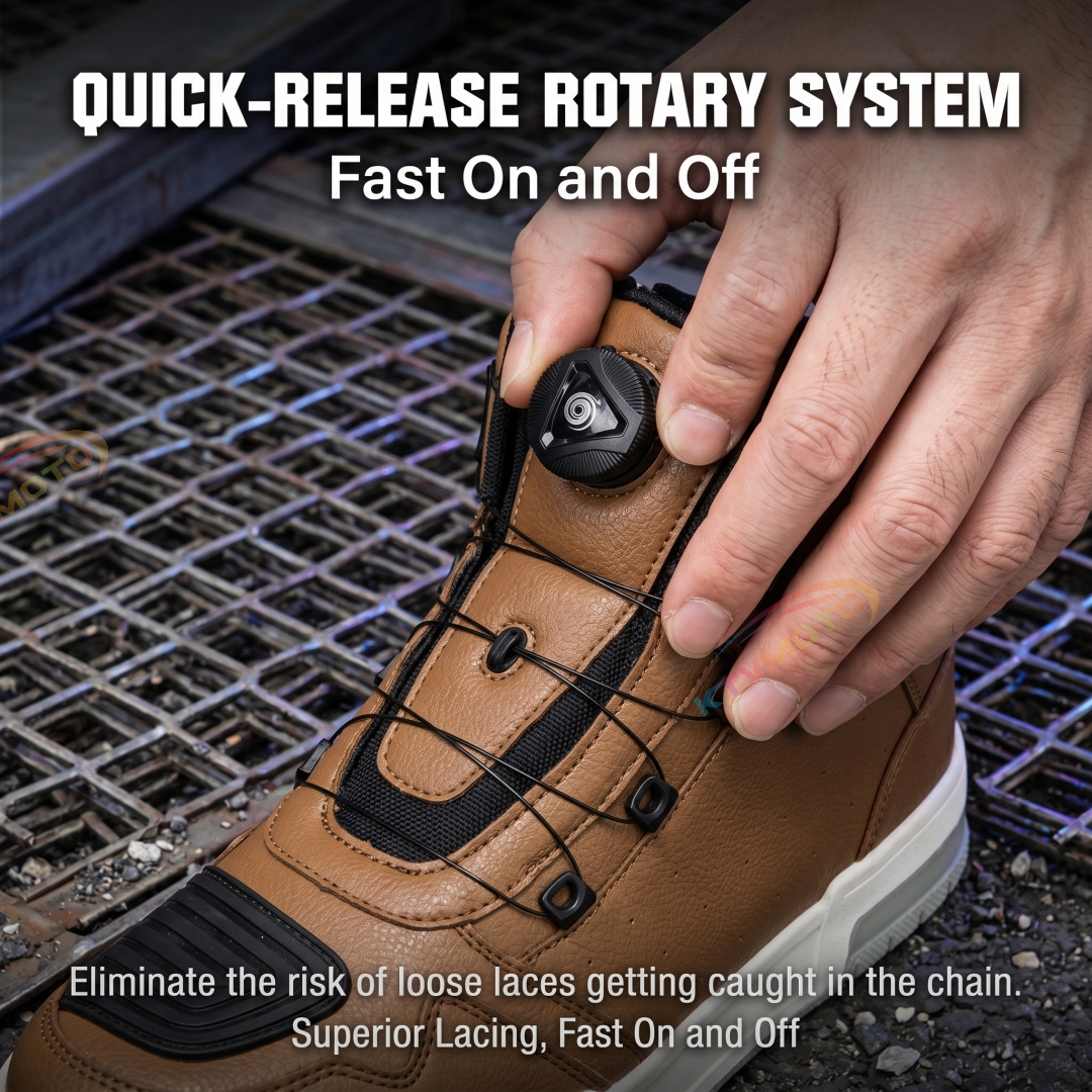 Casual Retro Motorcycle Riding Shoes-K120