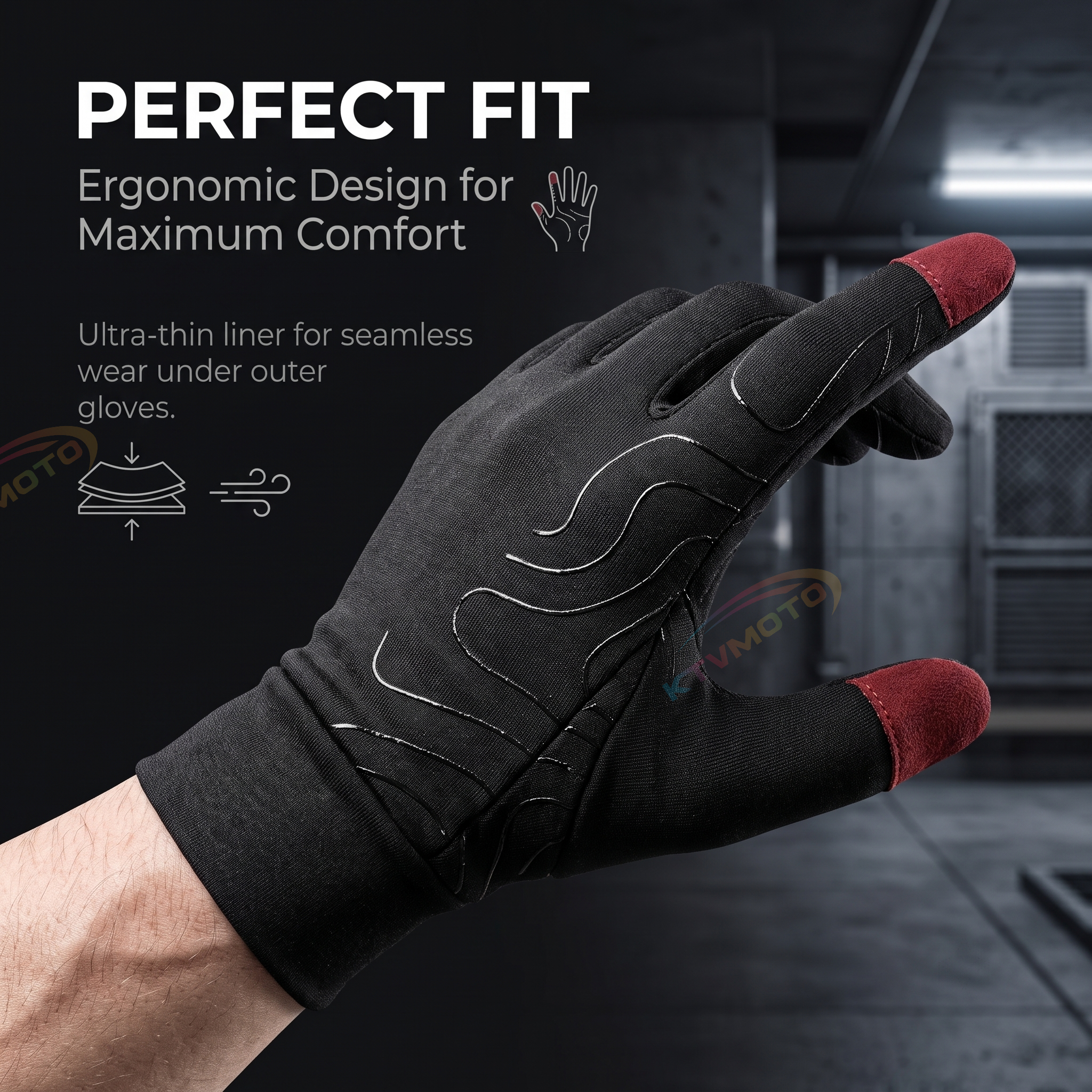 Motorcycle riding glove liner-G79