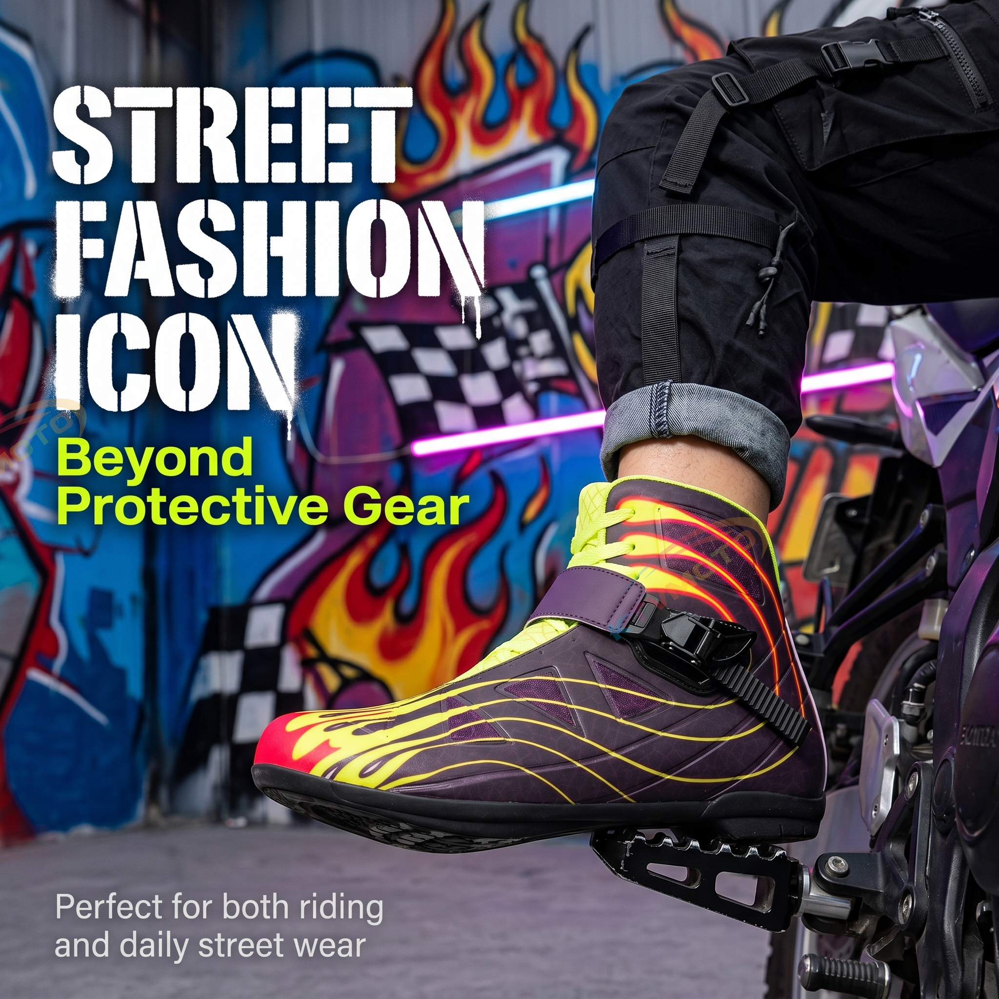 Motocross riding boots-K153