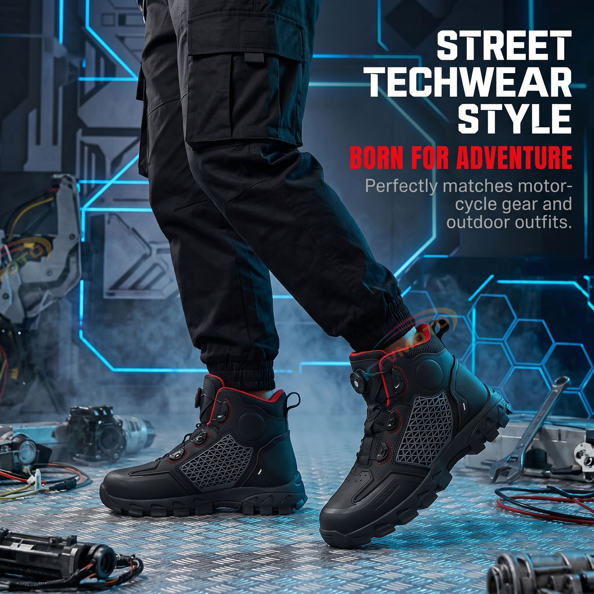 Motorcycle safety riding shoes-K140