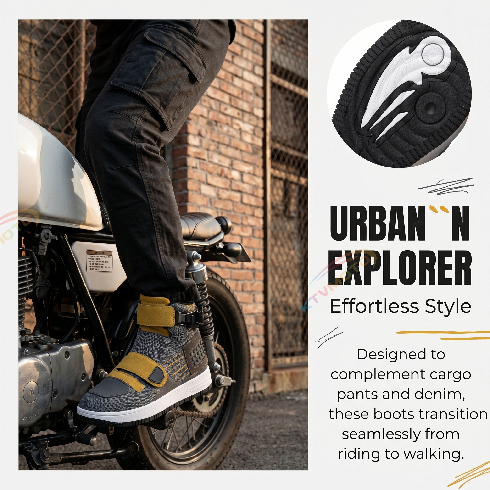 Motorcycle off-road riding shoes-K114