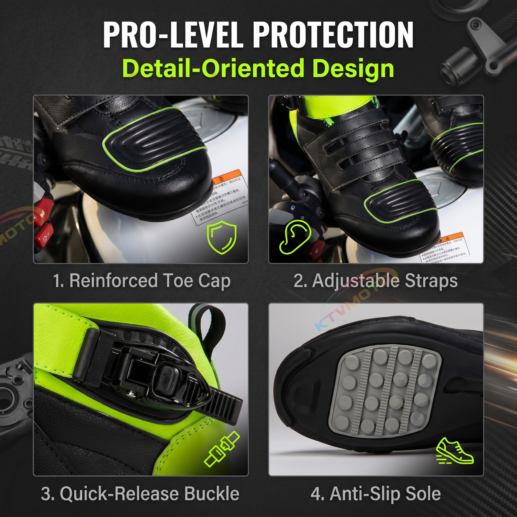Motorcycle riding shoes outdoor-K115