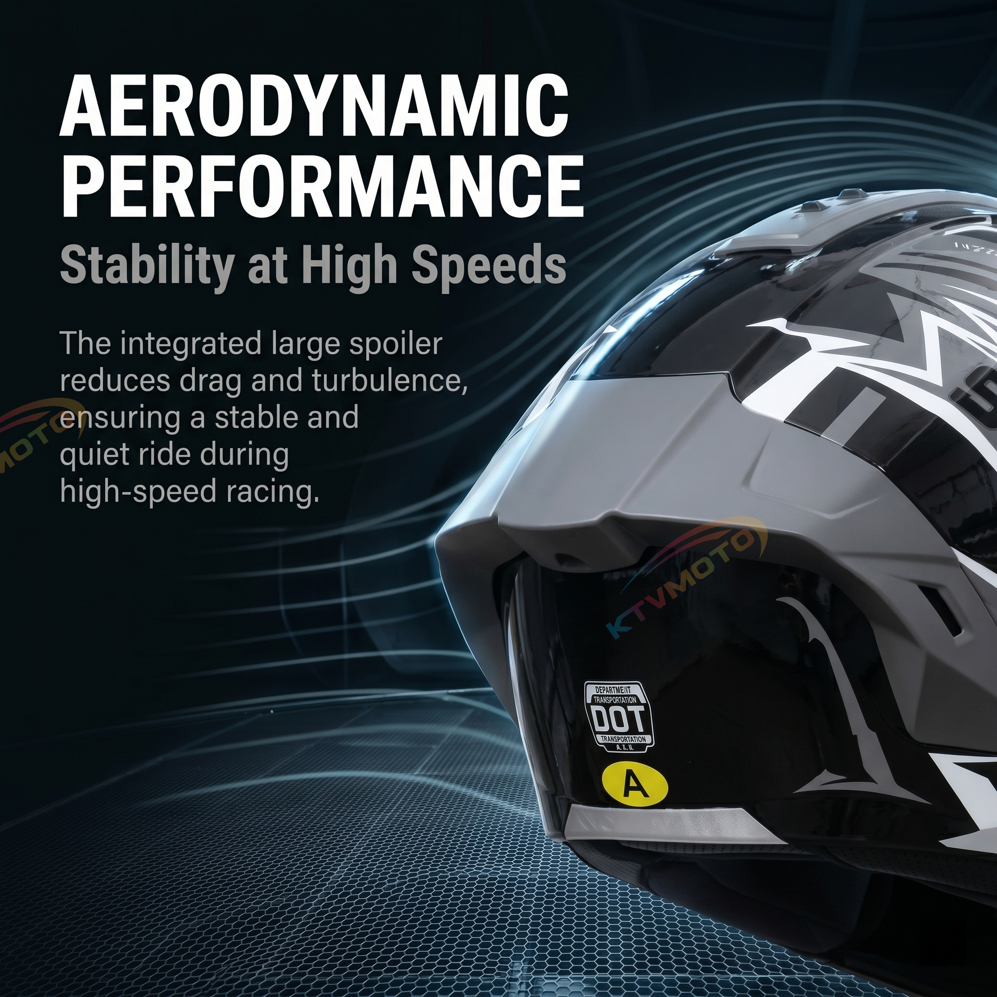 Modular Motorcycle Helmet with Dual Visor-I122