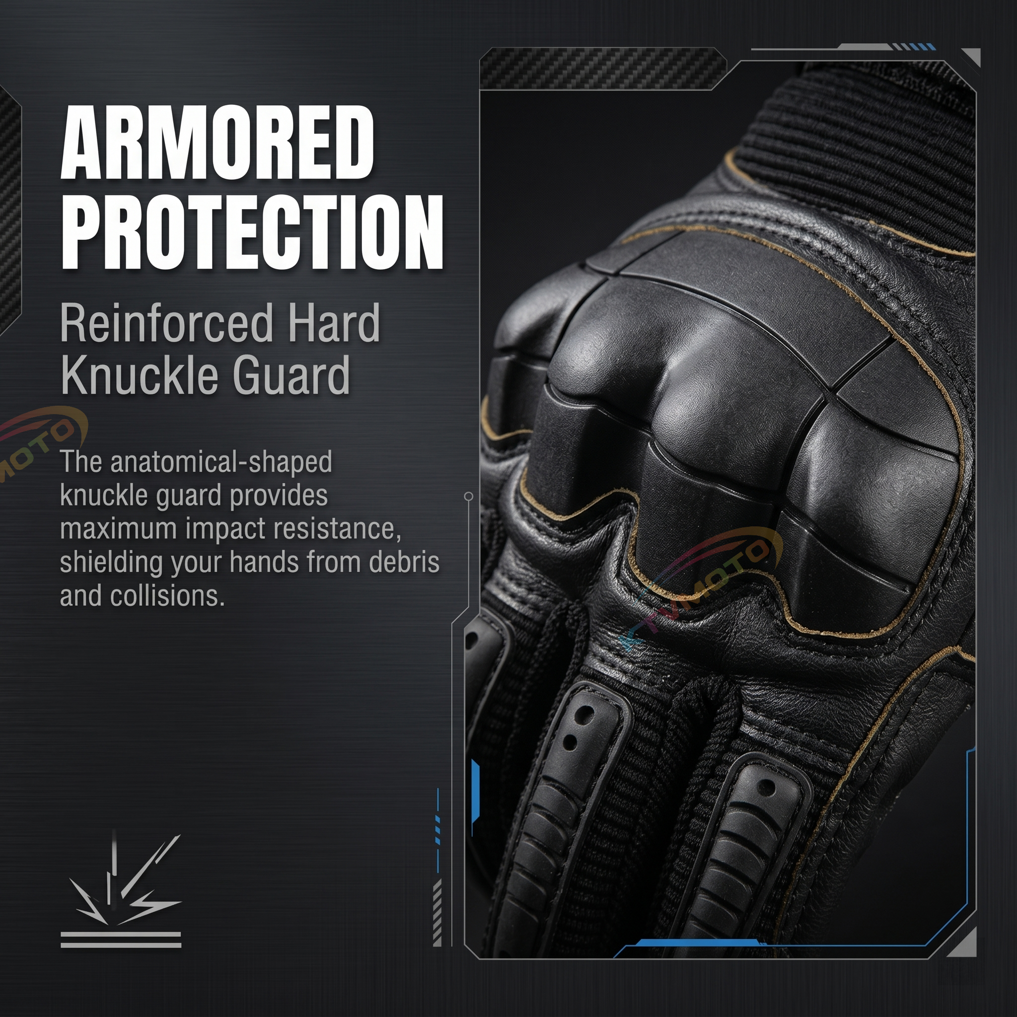 Motorcycle riding anti-slip gloves-G56