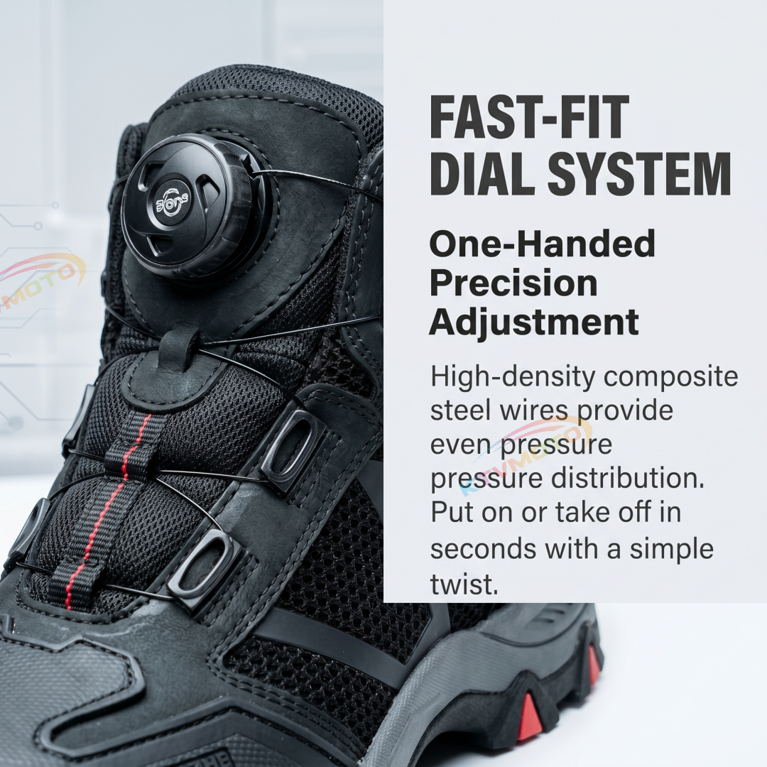 Black Breathable Steel Toe Work Safety Boots Mesh-K32