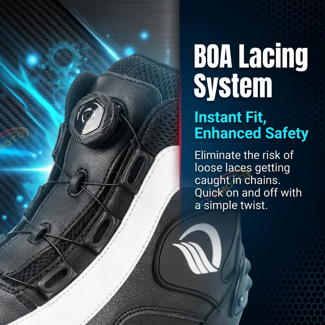 Waterproof and breathable casual motorcycle boots-K65