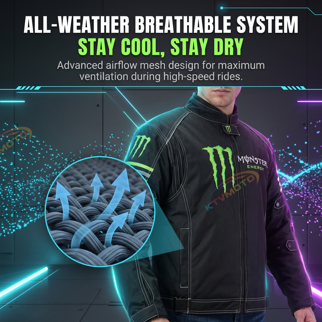 Monster Energy Motorcycle Riding Gear-J49