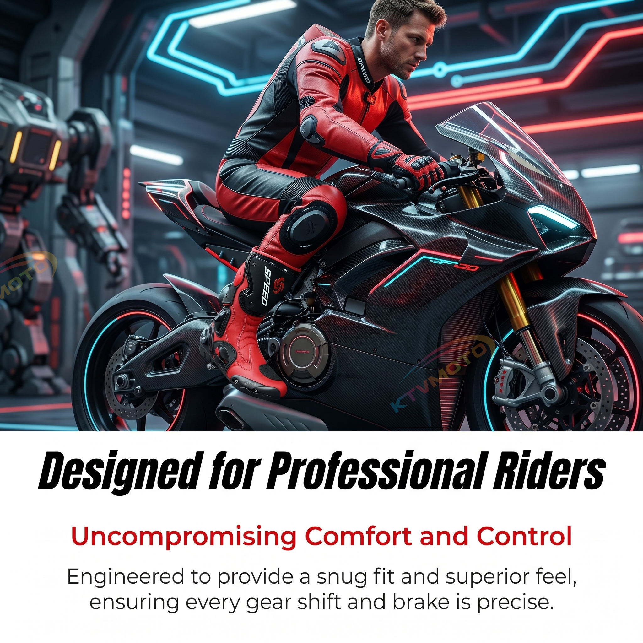 Motorcycle shoes racing boots-K99