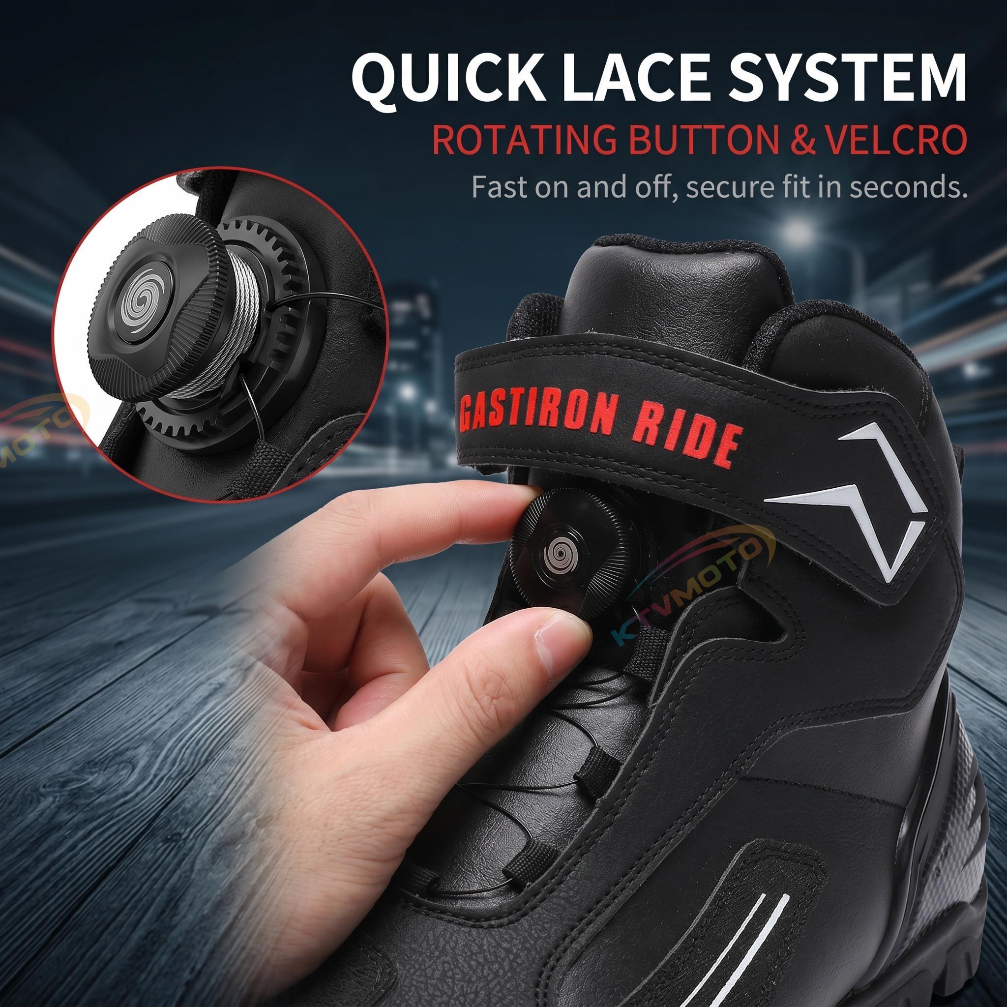 Motorcycle anti-slip ankle boots-K146