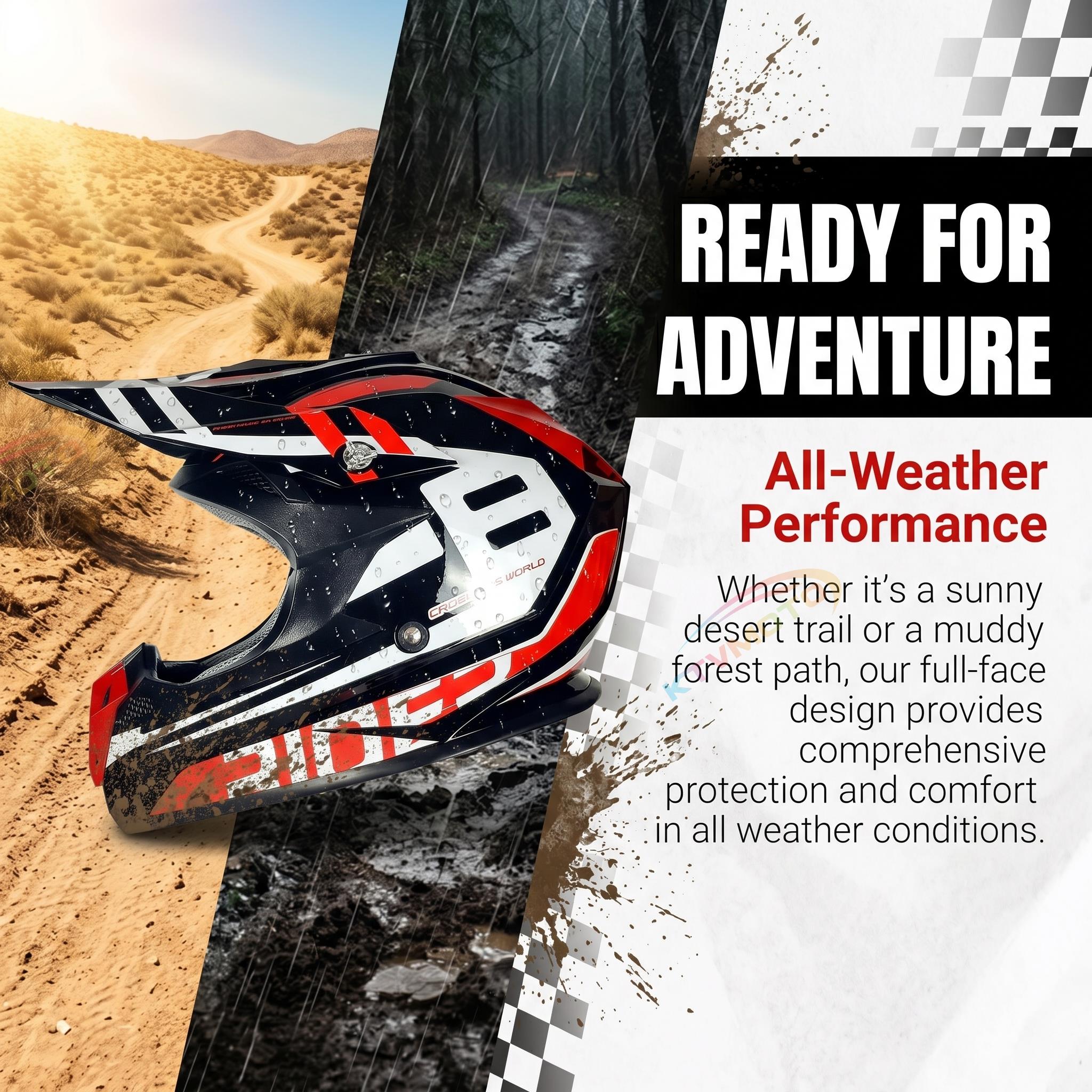 Motorcycle rally helmet/off-road helmet-I111