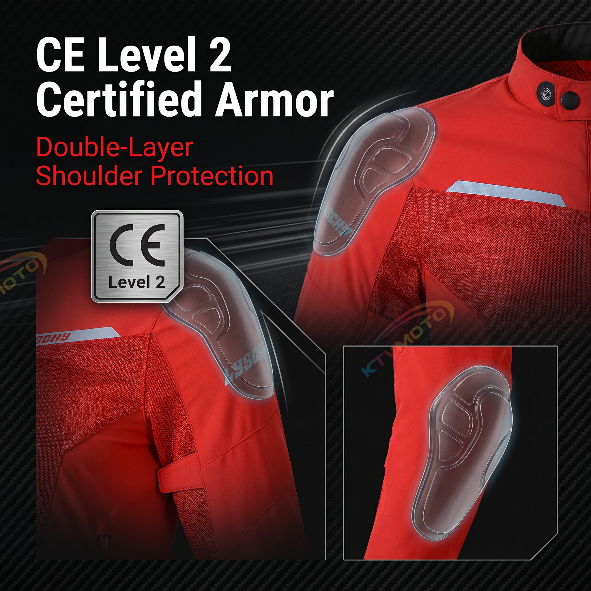 Men's Breathable Motorcycle Riding Suit(CE2)-J83