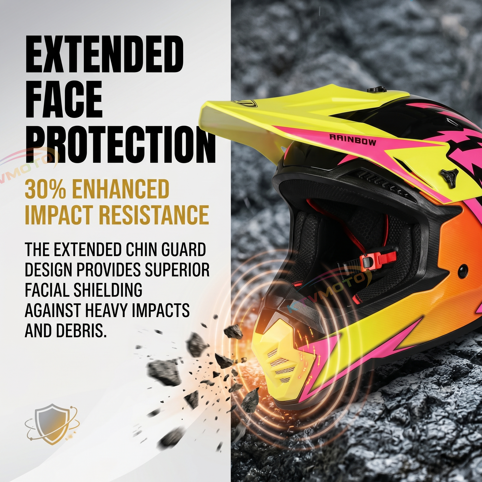 Full-face motorcycle helmet-I98