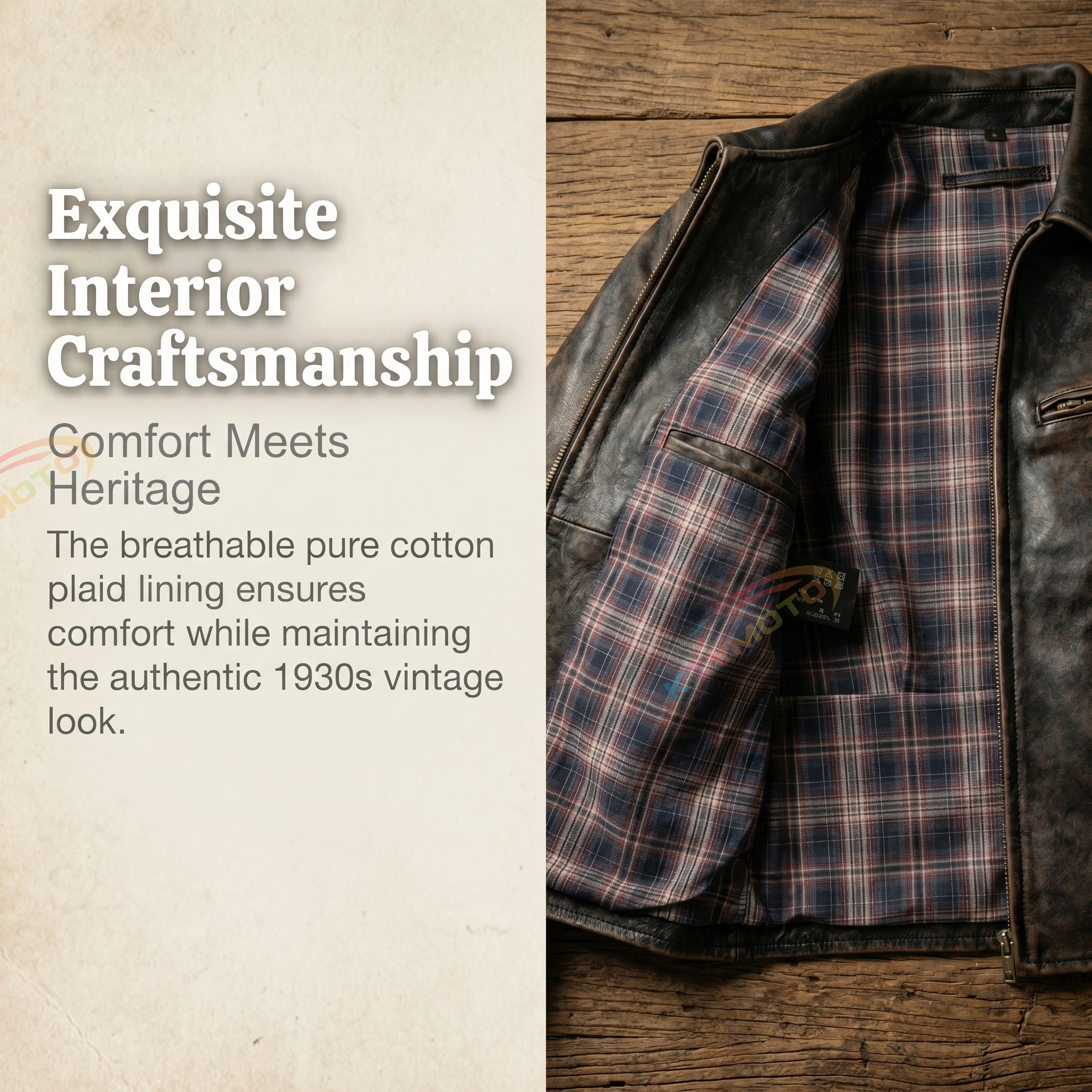 Americana Goddess 1930 Cowhide Jacket - A45