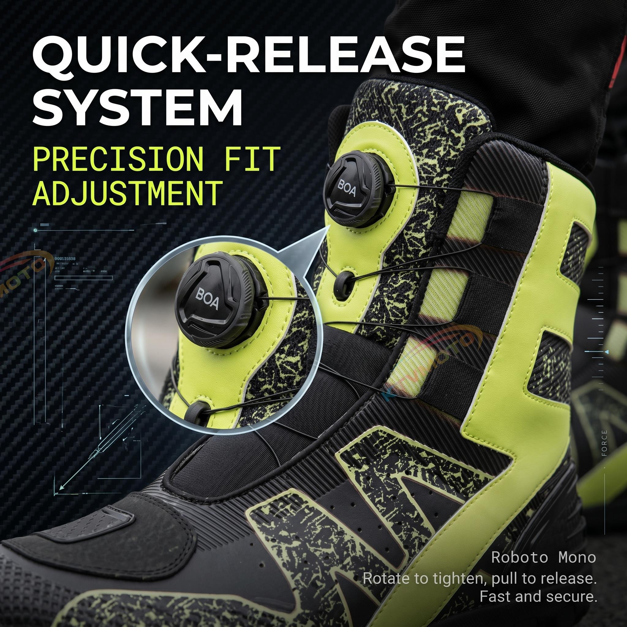 Motorcycle safety riding boots-K154
