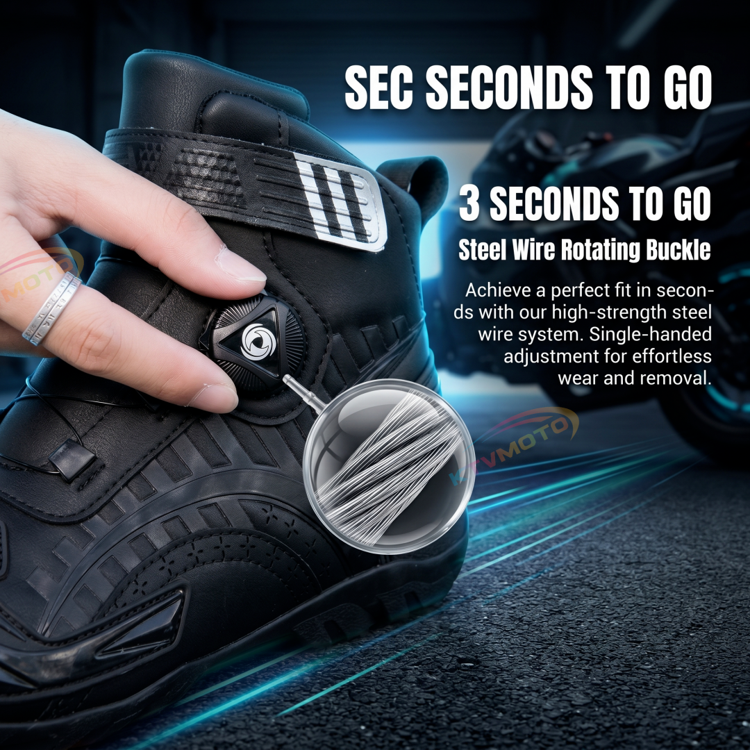 Waterproof Motorcycle Riding Boots-K34