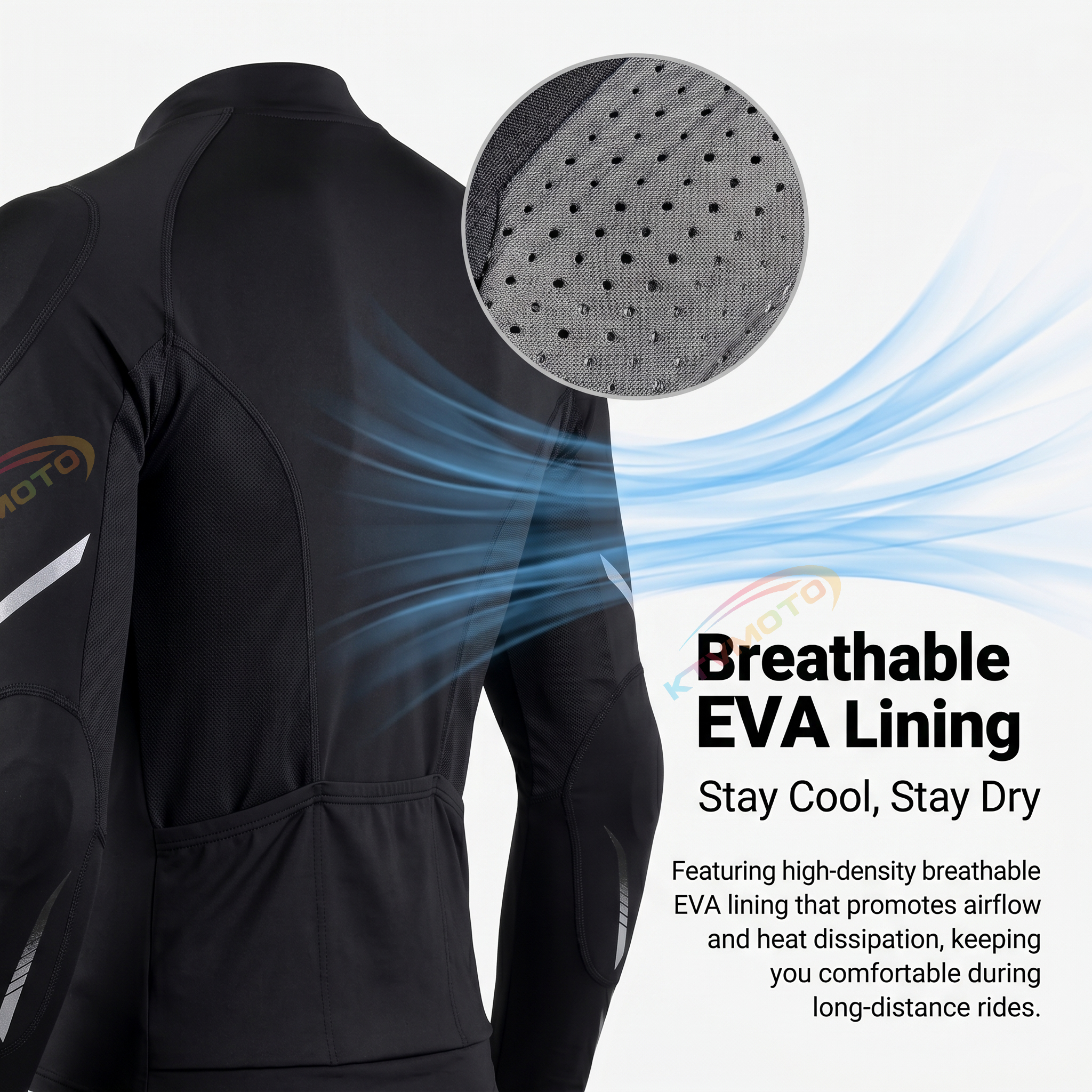 Women's breathable motorcycle riding suit-J44