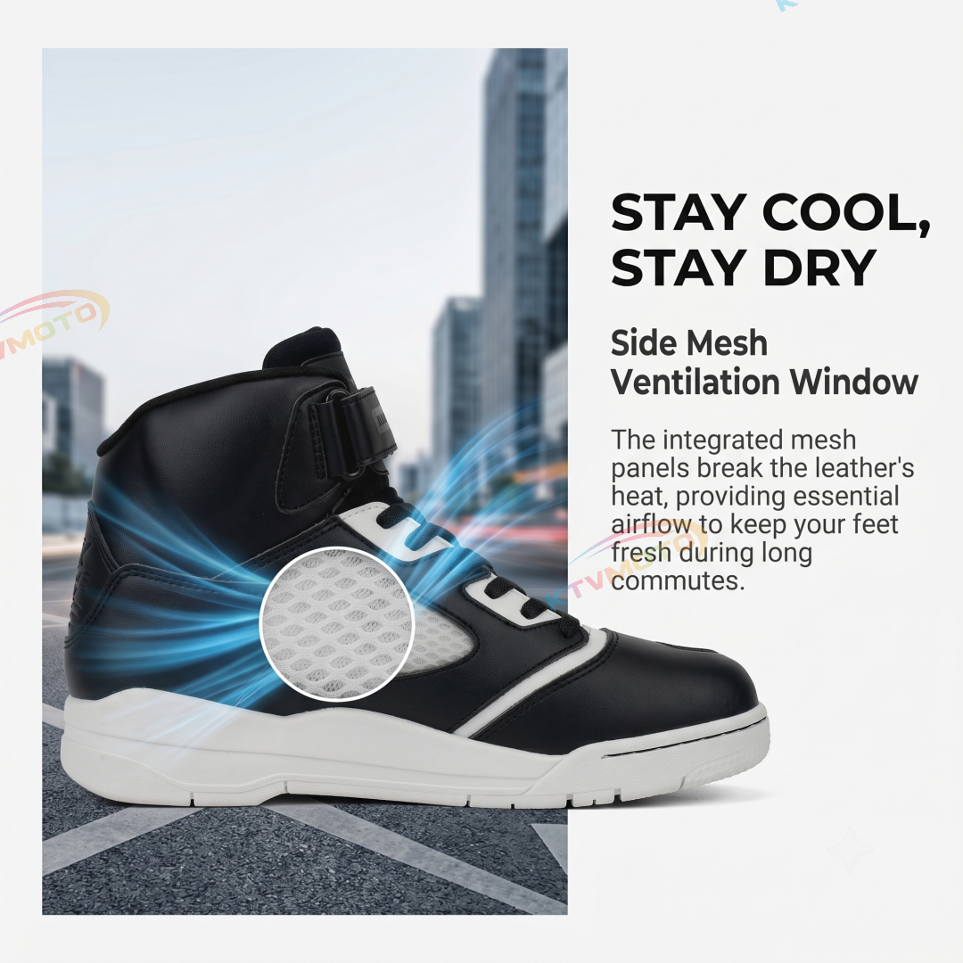 Breathable Commuter Motorcycle Casual Shoes-K43