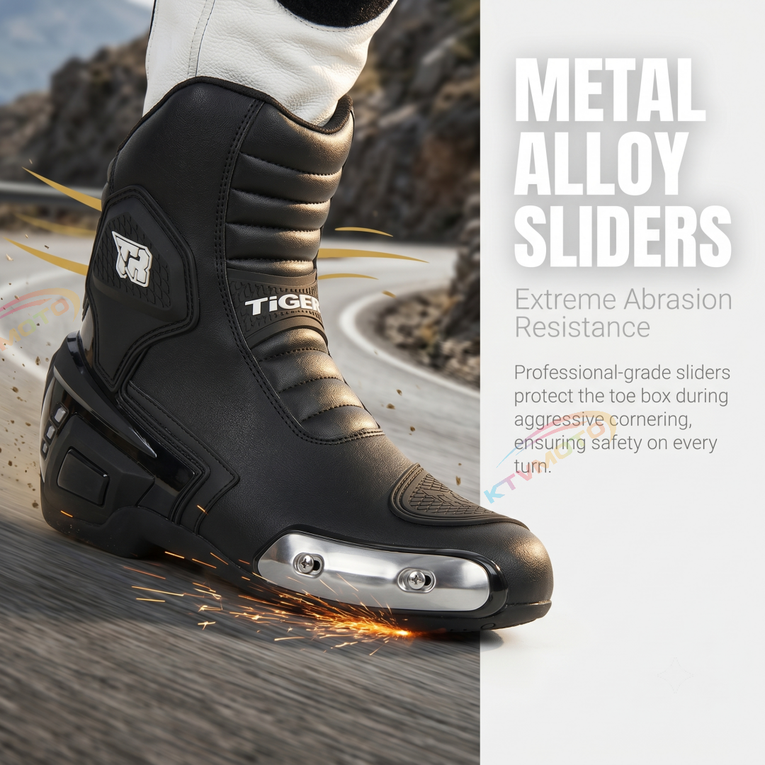 Professional Motorcycle Riding Boots – Sports Racing Boots-K61