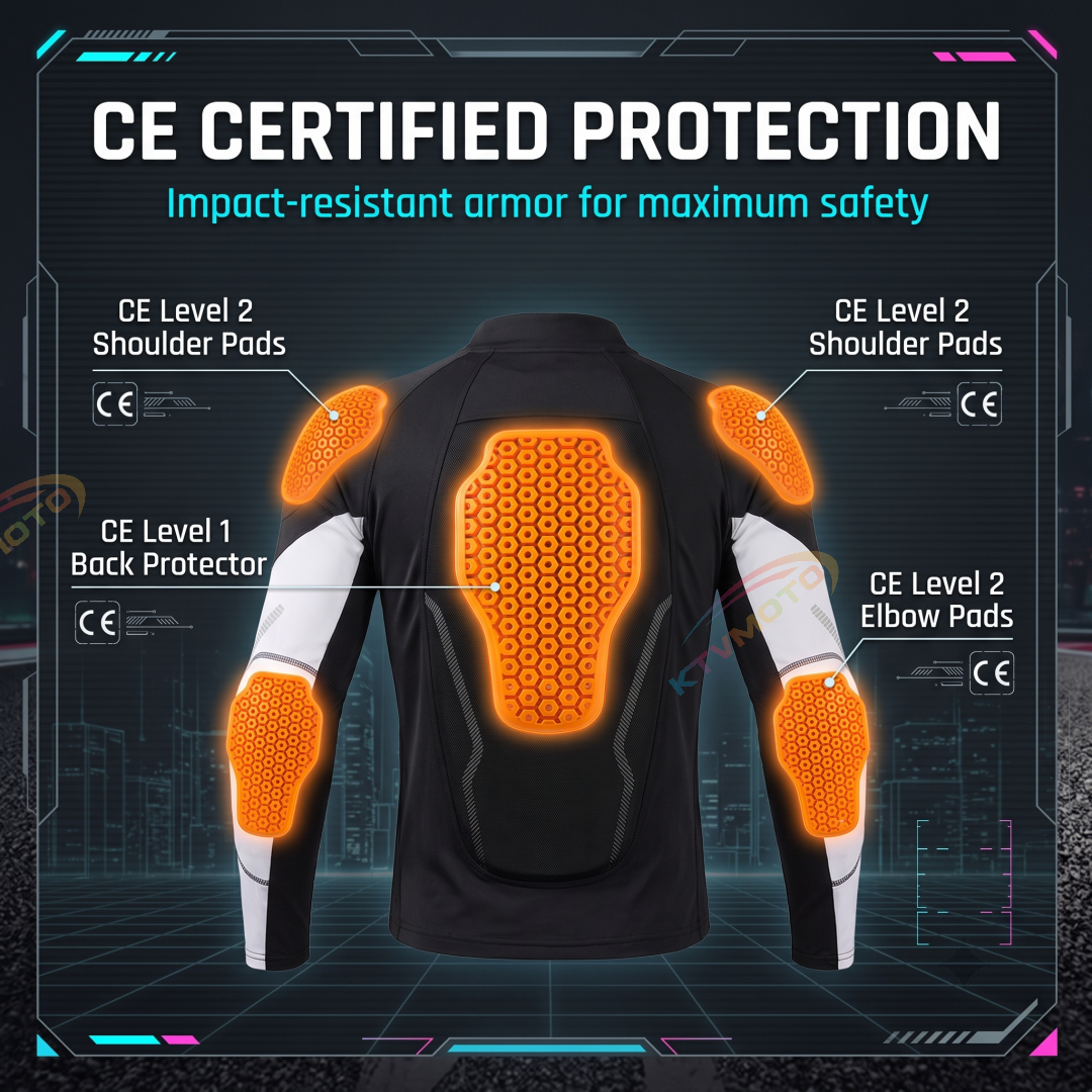 Breathable, Quick-Drying Motorcycle Touring Gear (CE Certified)-J79