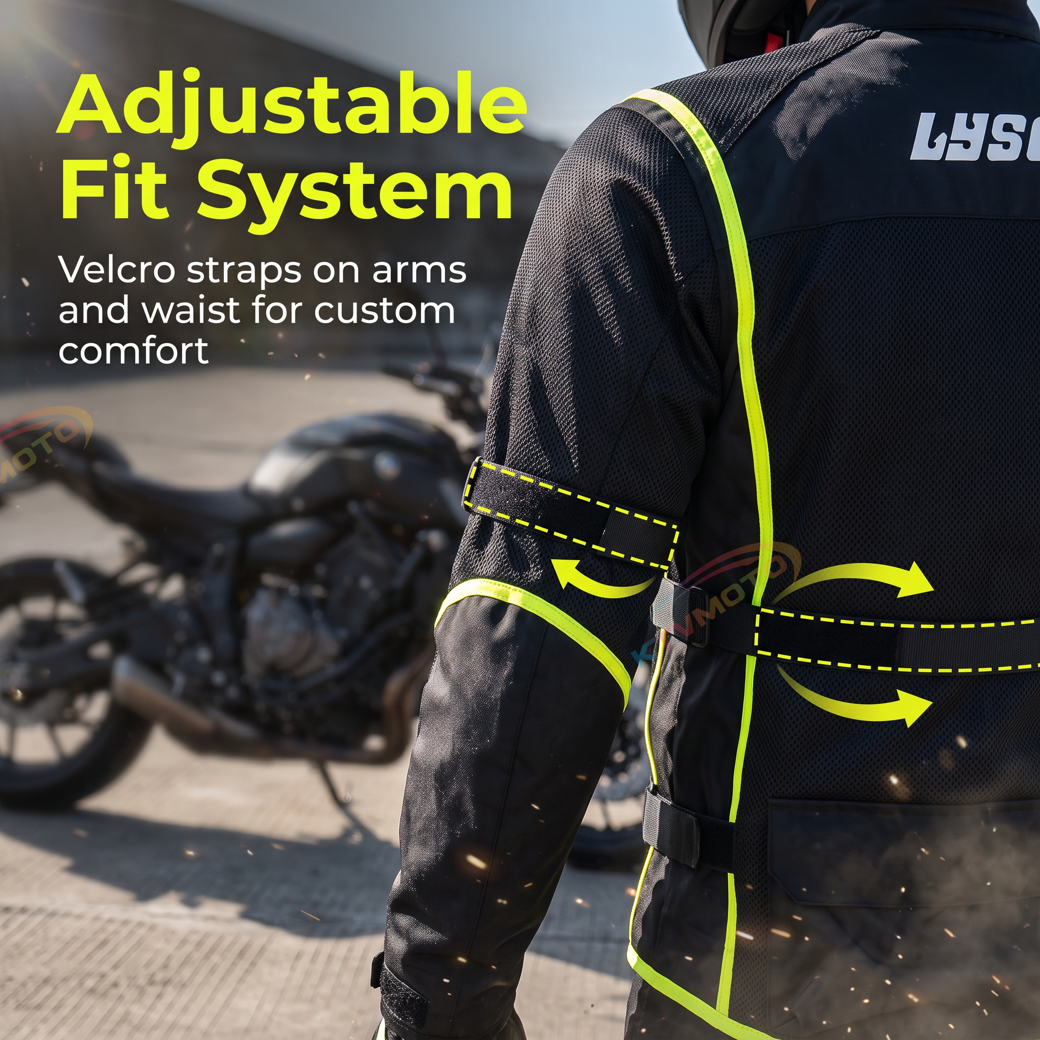 Motorcycle breathable riding jacket-J85