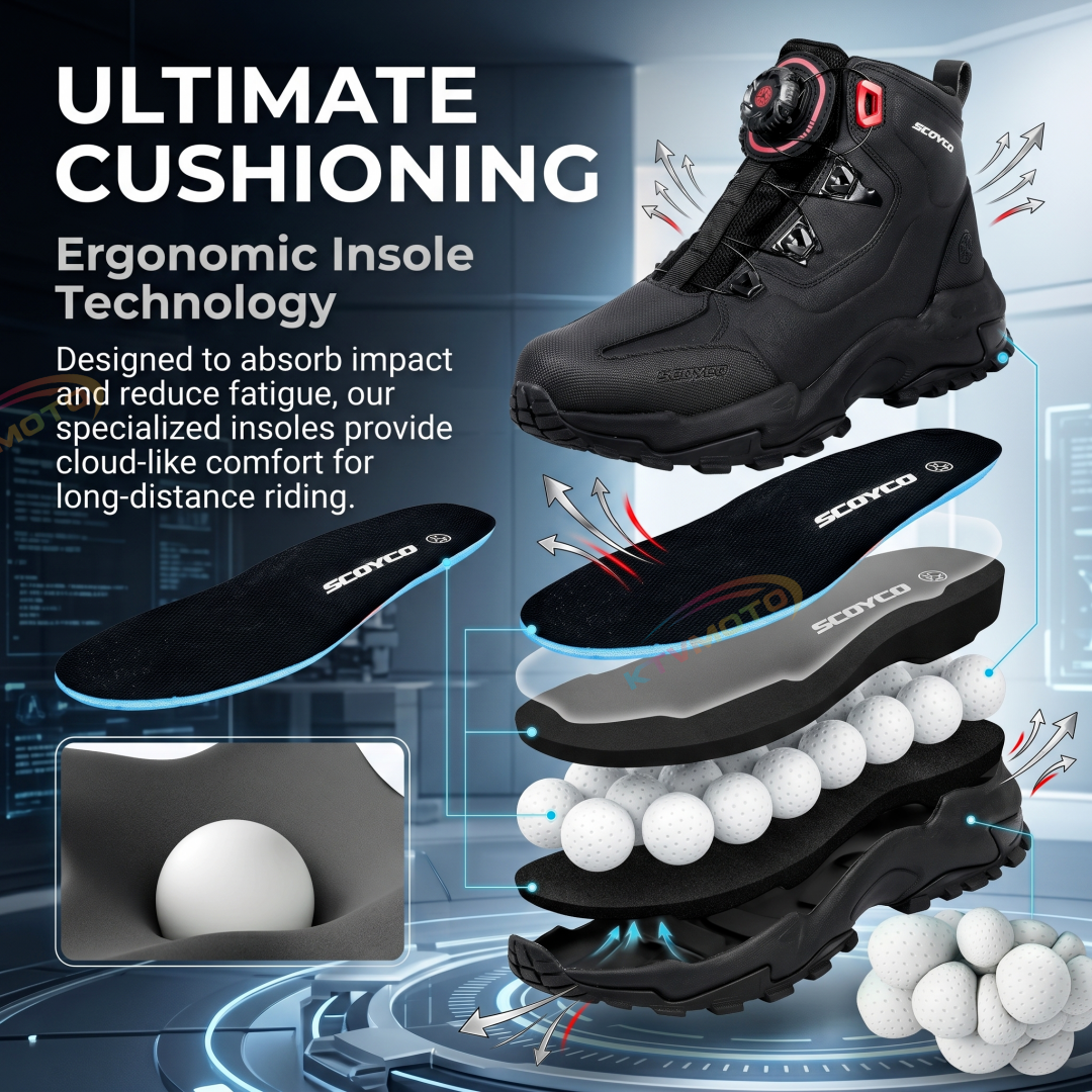 Breathable Motorcycle Off-Road Riding Boots-K36